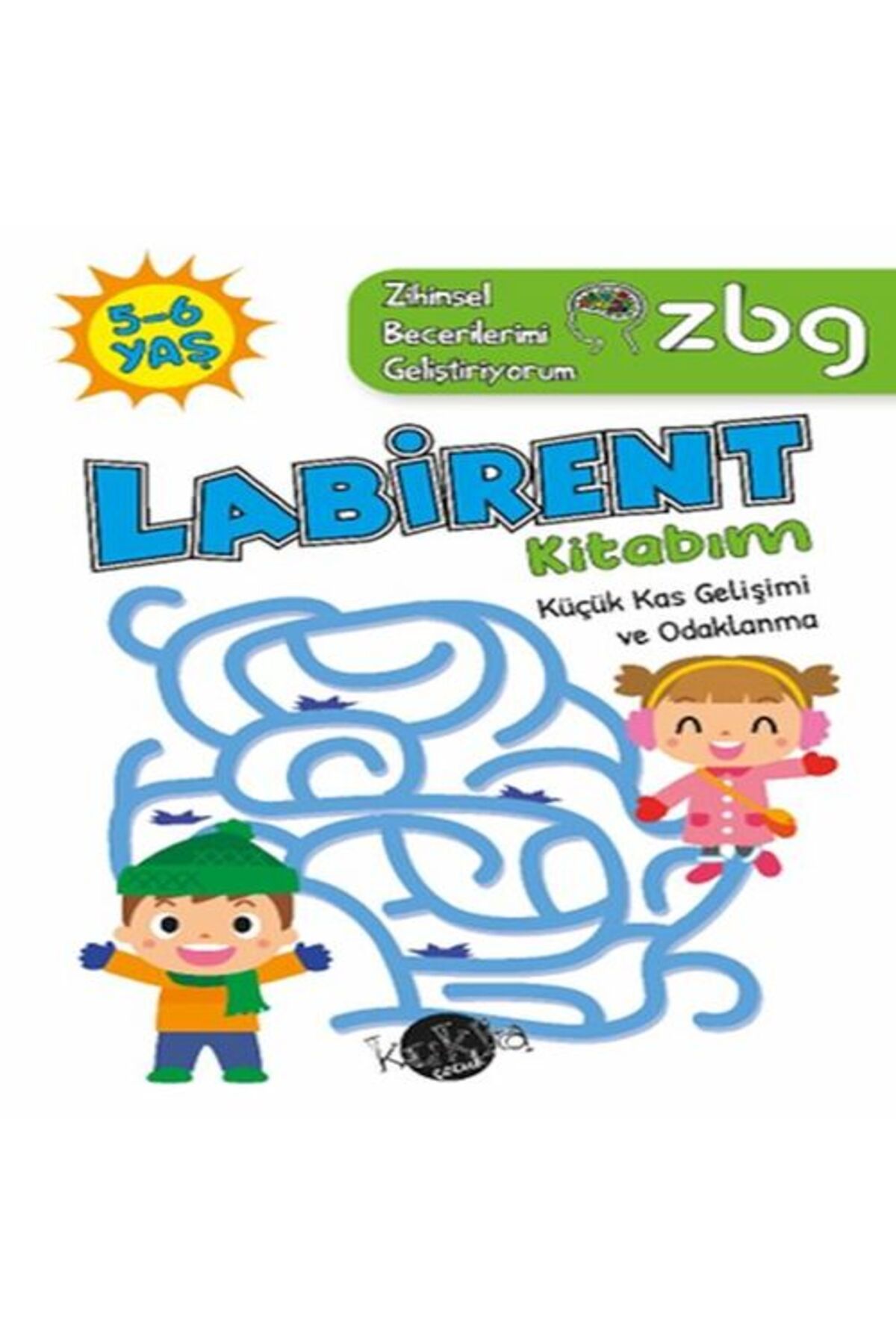 Kukla Yayınları ZBG 56 Yaş Labirent Kitabım