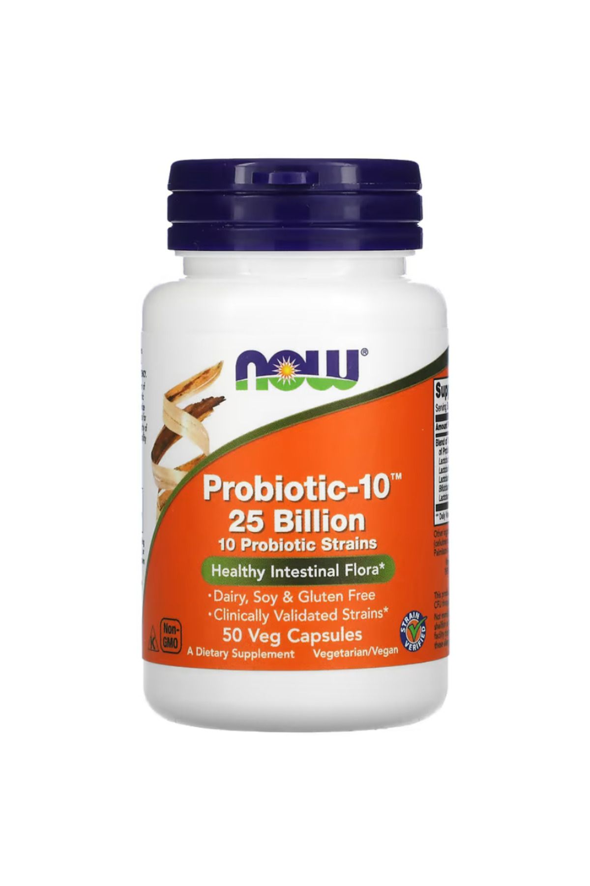 Now Foods , Probiotic-10, 25 Billion, 50 Veg Capsules