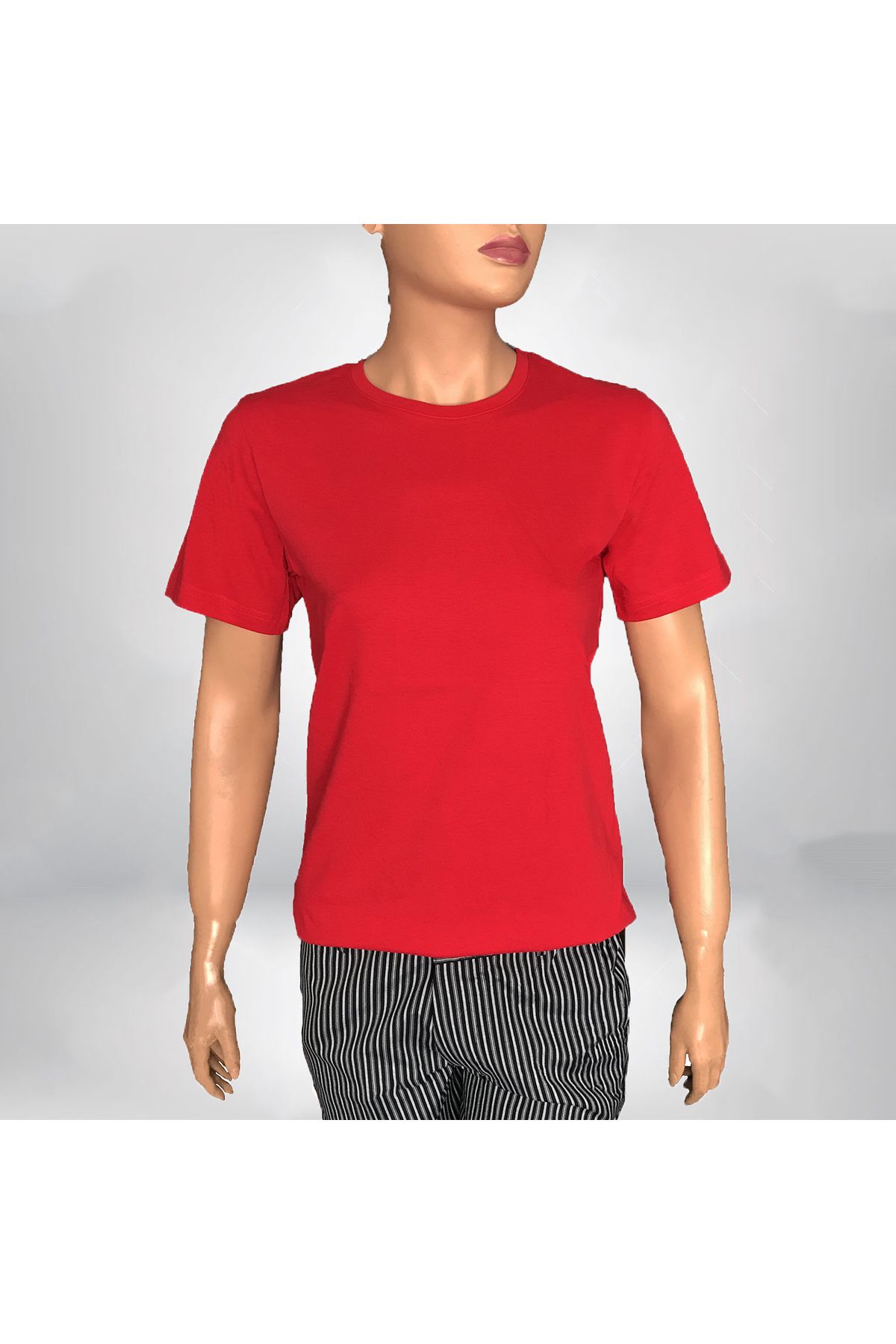 MYOCEAN ALABA KIRMIZI RENK BASIC UNISEX T-SHIRT