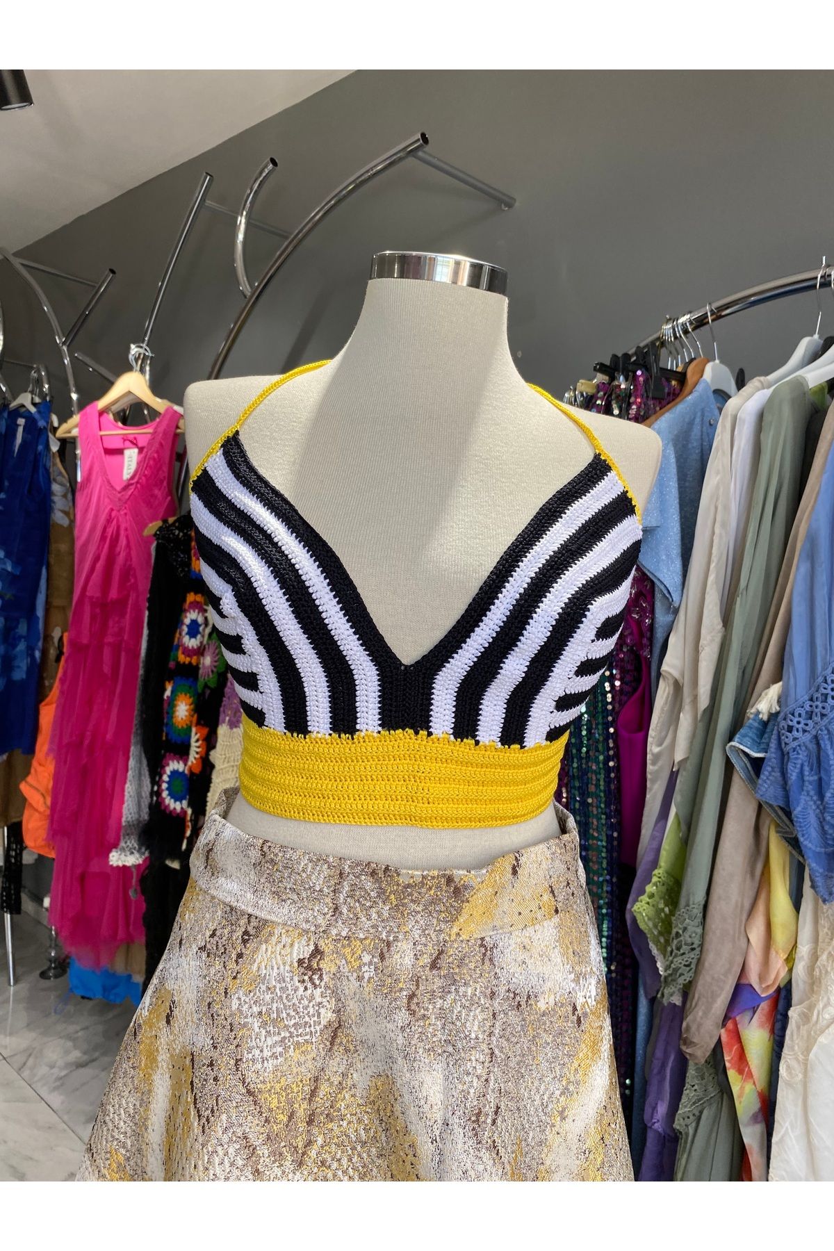 MODA Örgü crop