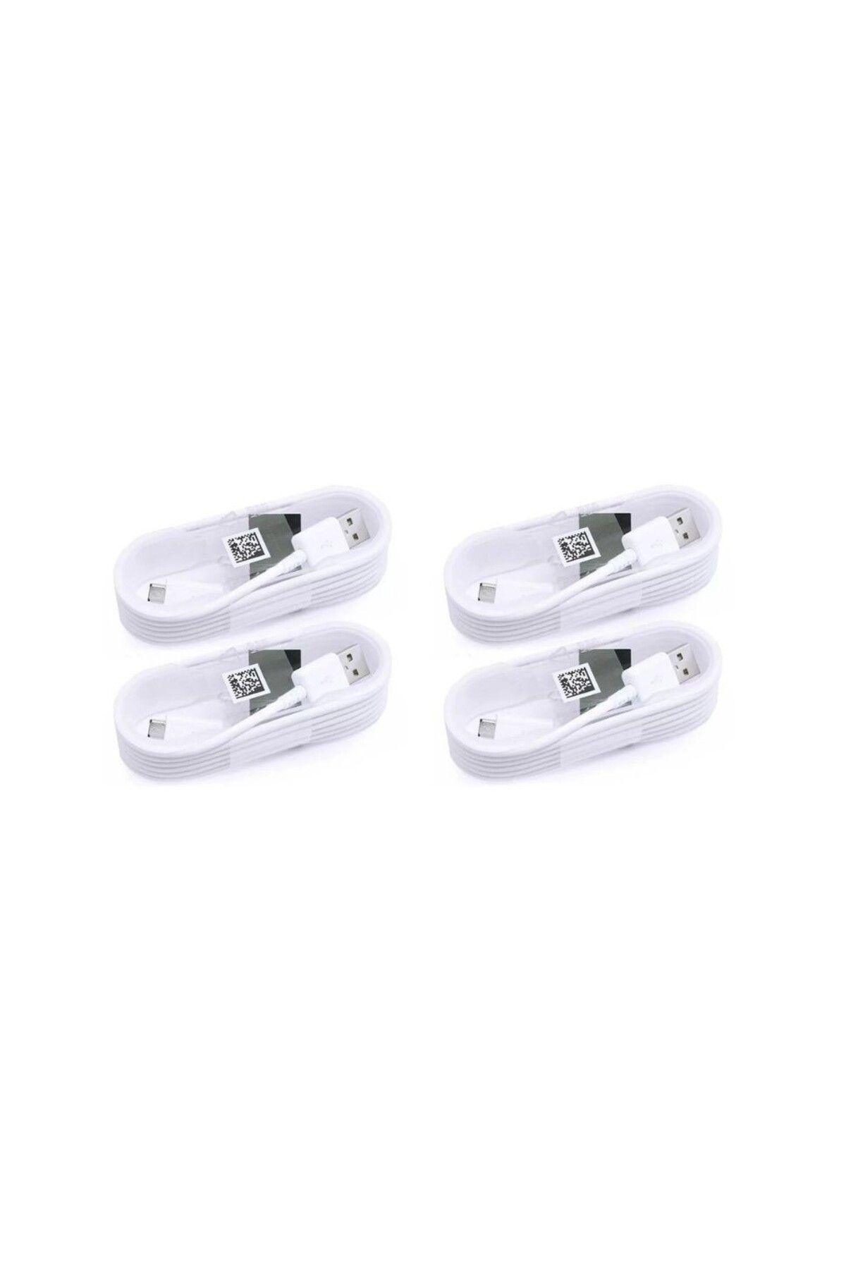 PDAteknoloji Micro USB Data ve Şarj Kablosu 4 Adet 1,5 M Beyaz