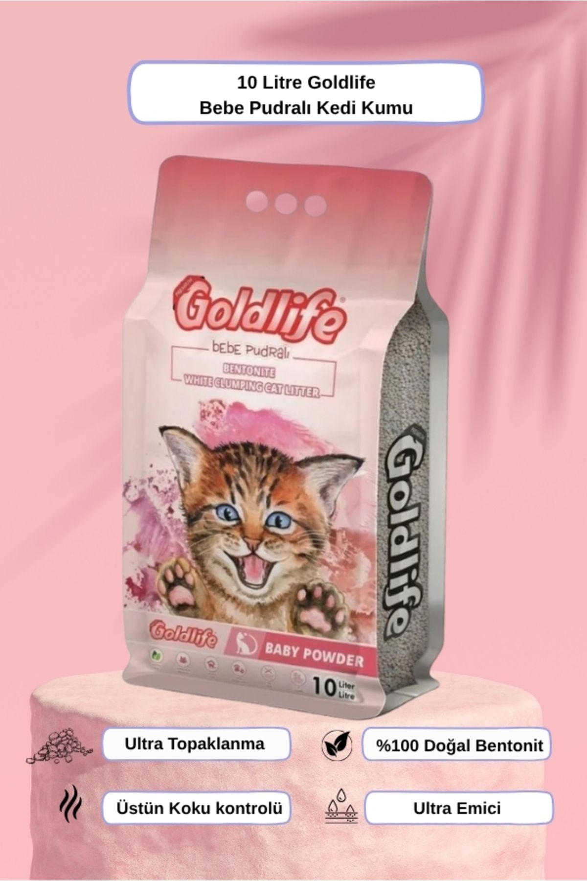 Goldlife Bebe Pudra Kokulu İnce Taneli 10 LT