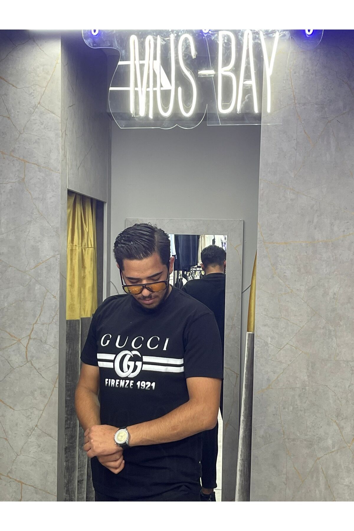 MUSBAY A+++ Kalite Vip Pamuk T-shirt