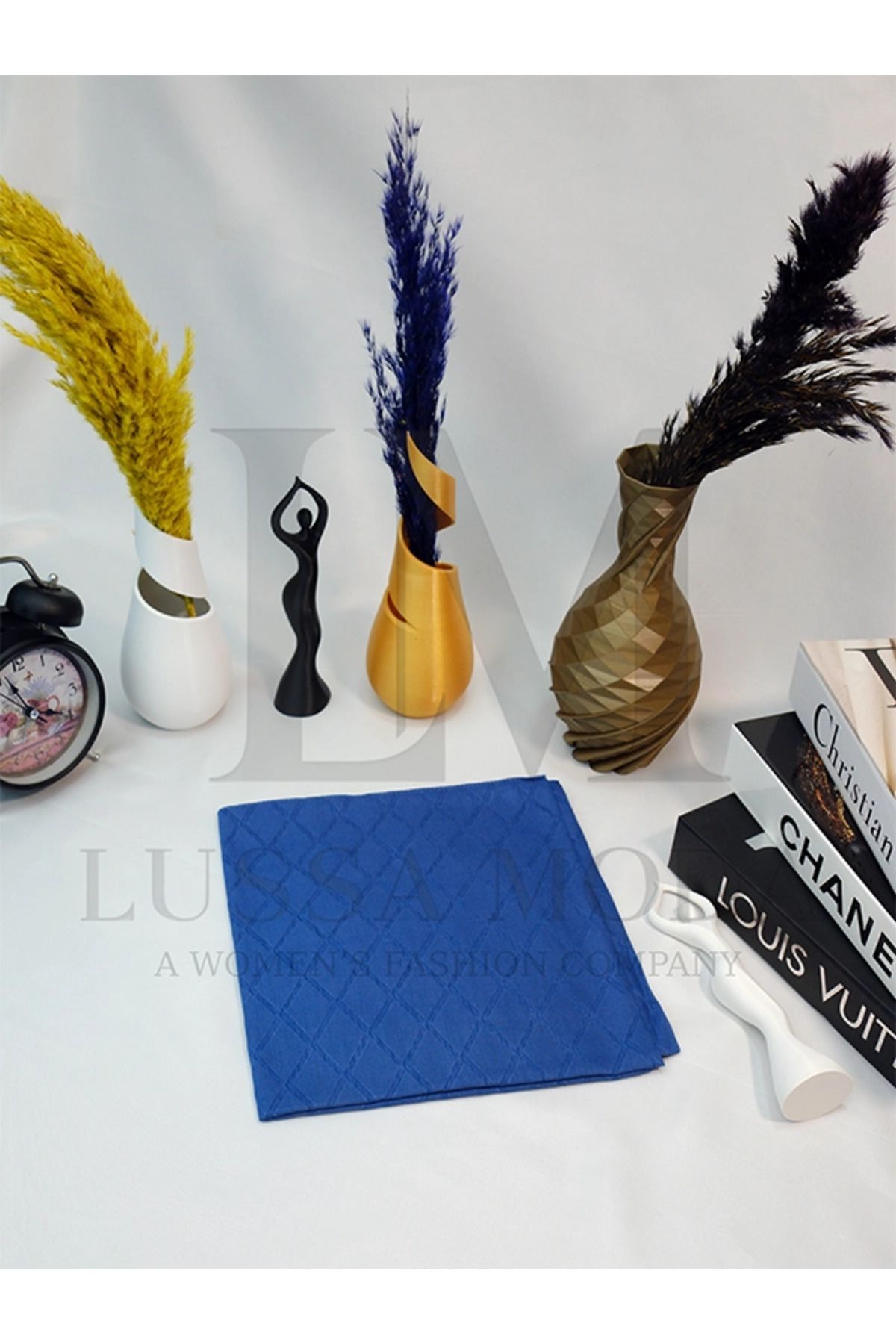 LUSSAMODA DESENLİ-BAMBU EŞARP