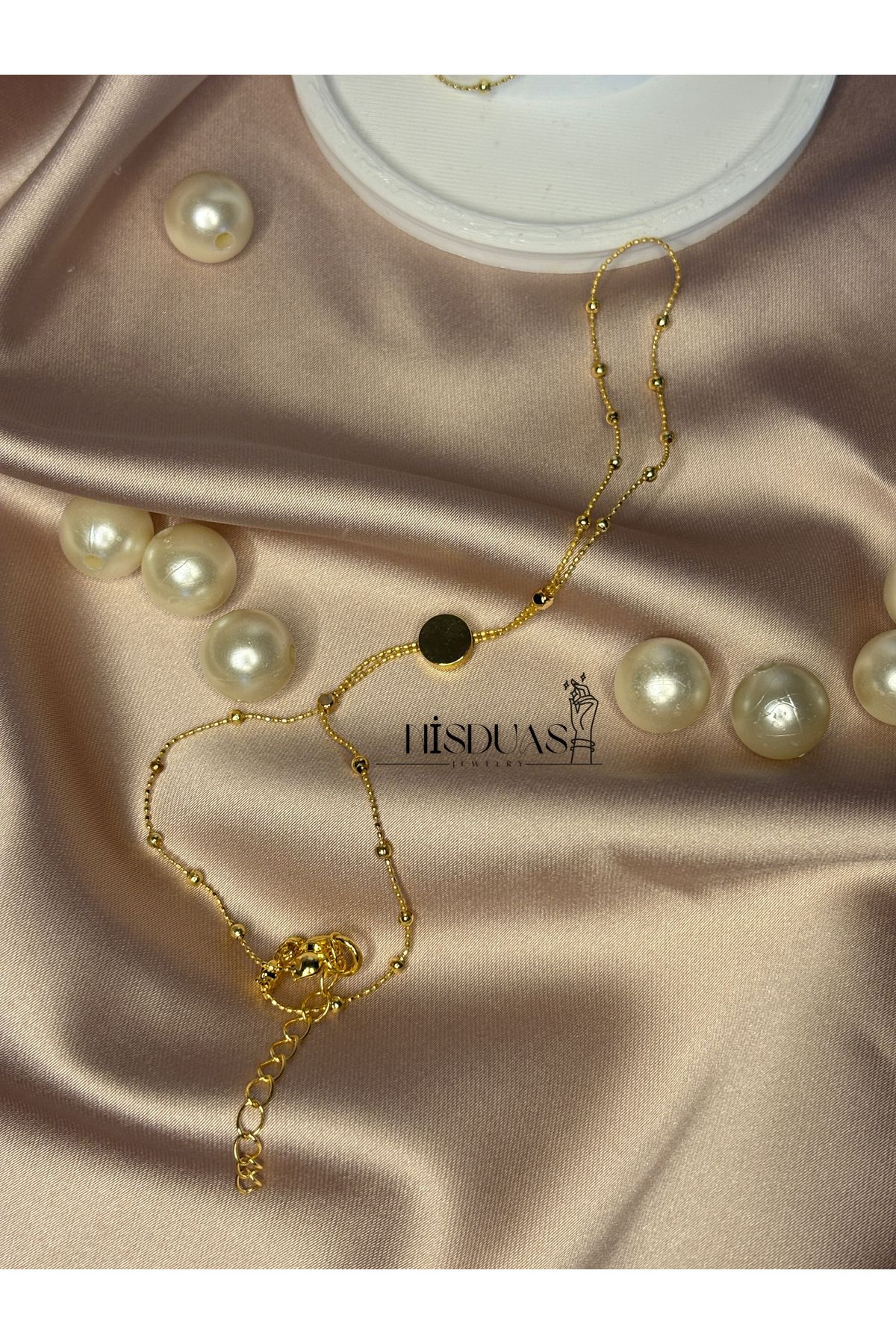 NİSDUAS Şahmeran Gold Çelik El Zinciri Modeli