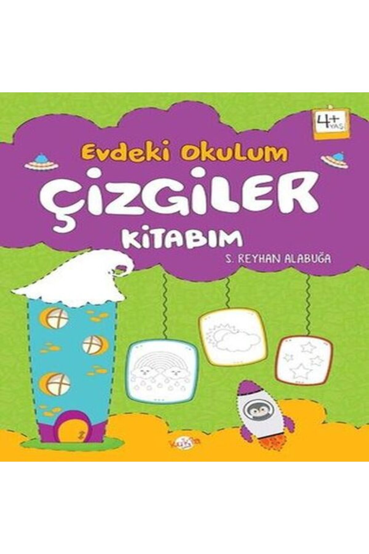 Kukla Yayınları Evdeki Okulum Çizgiler Kitabım 4Yaş