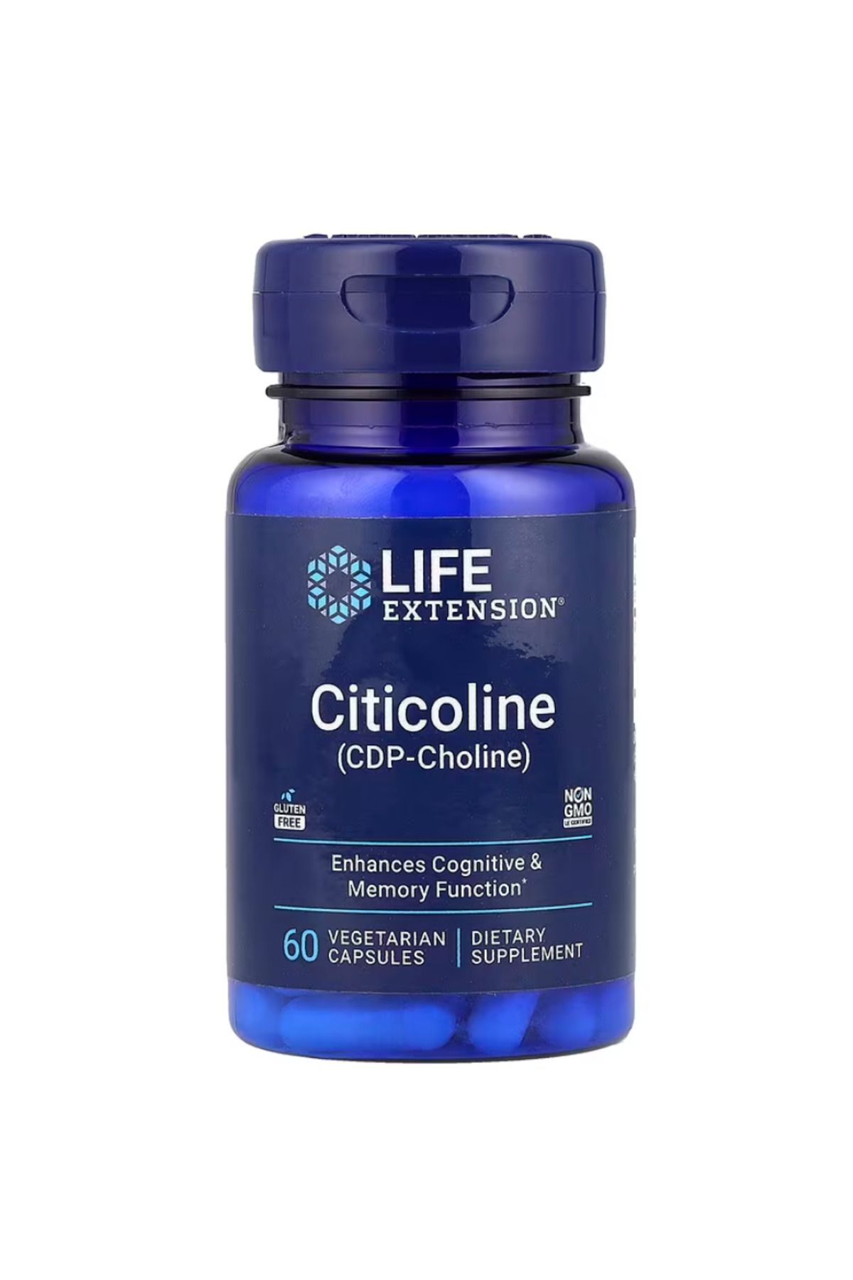 Life Extension , Citicoline (CDP-Choline), 60 Vegetarian Capsules (250 mg per Capsule)