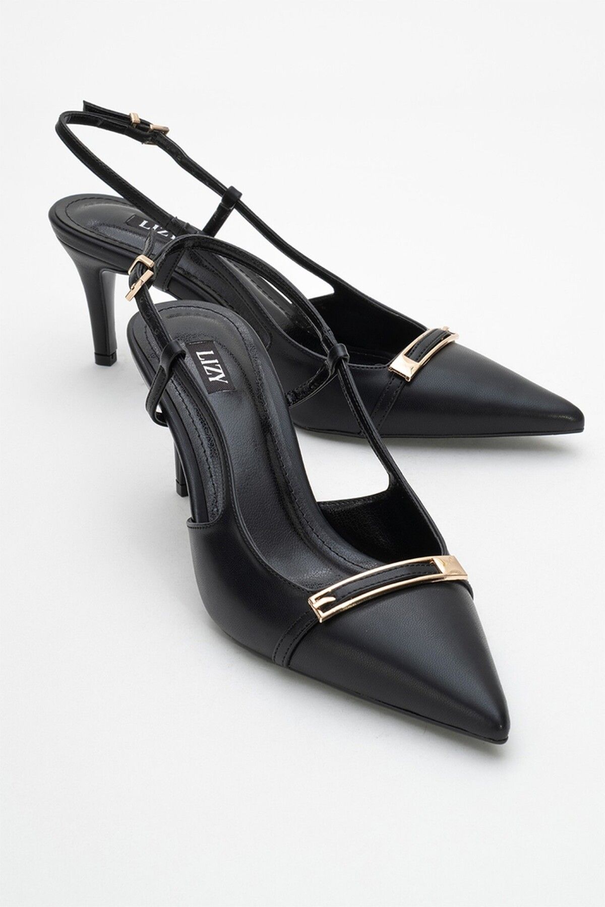 Lizy Shoes Kadın Sivri Burun Topuklu Ayakkabı