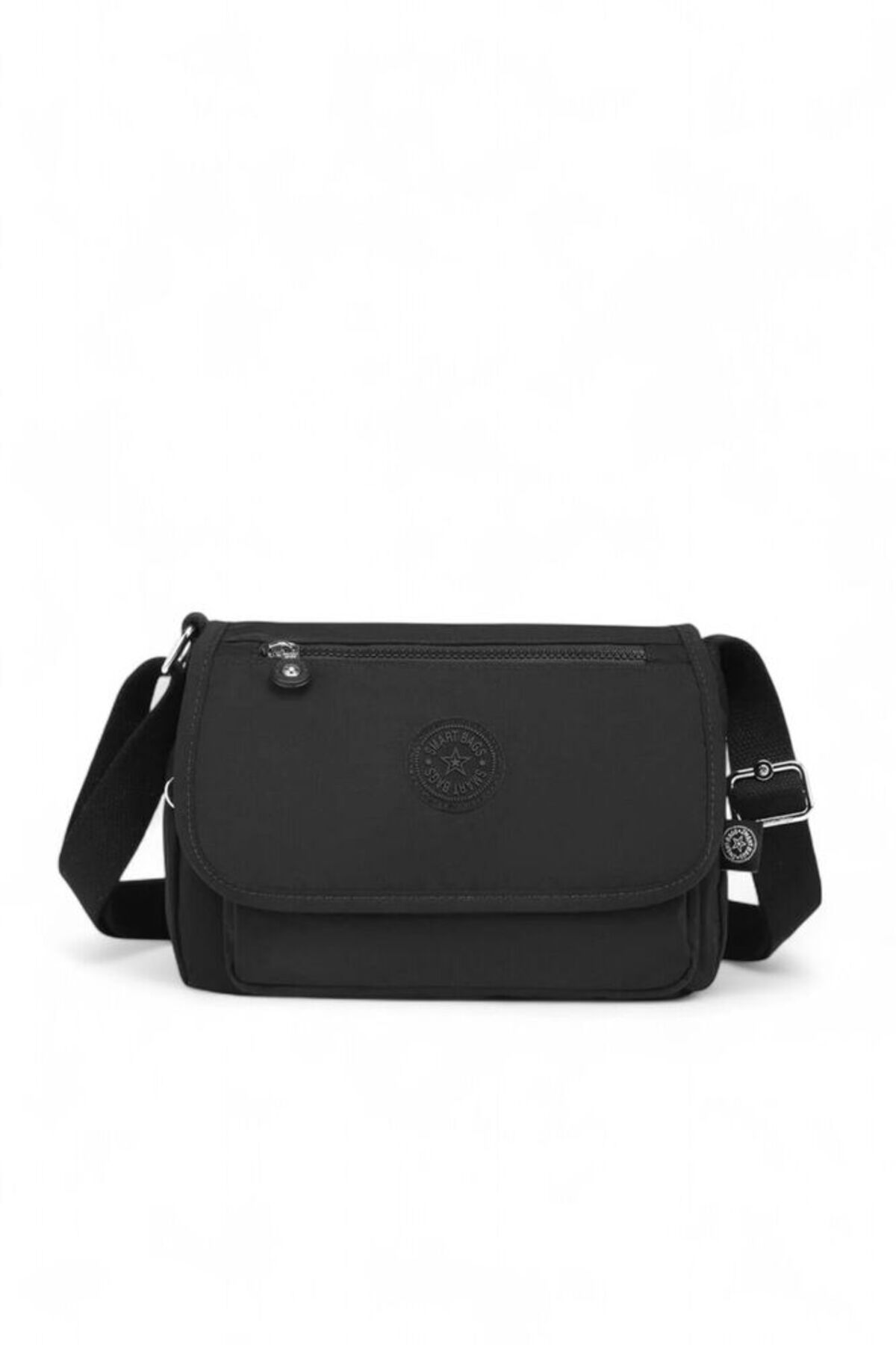 SMART BAGS Krinkıl Siyah Kadın Çapraz Askılı Çanta SMB 1148