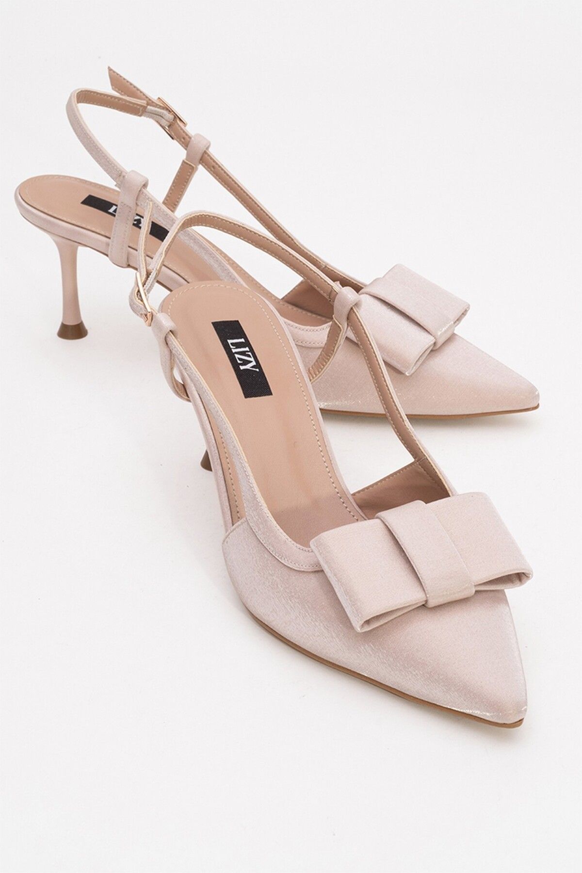 Lizy Shoes Fiyonk Aksesuarlı Topuklu Ayakkabı
