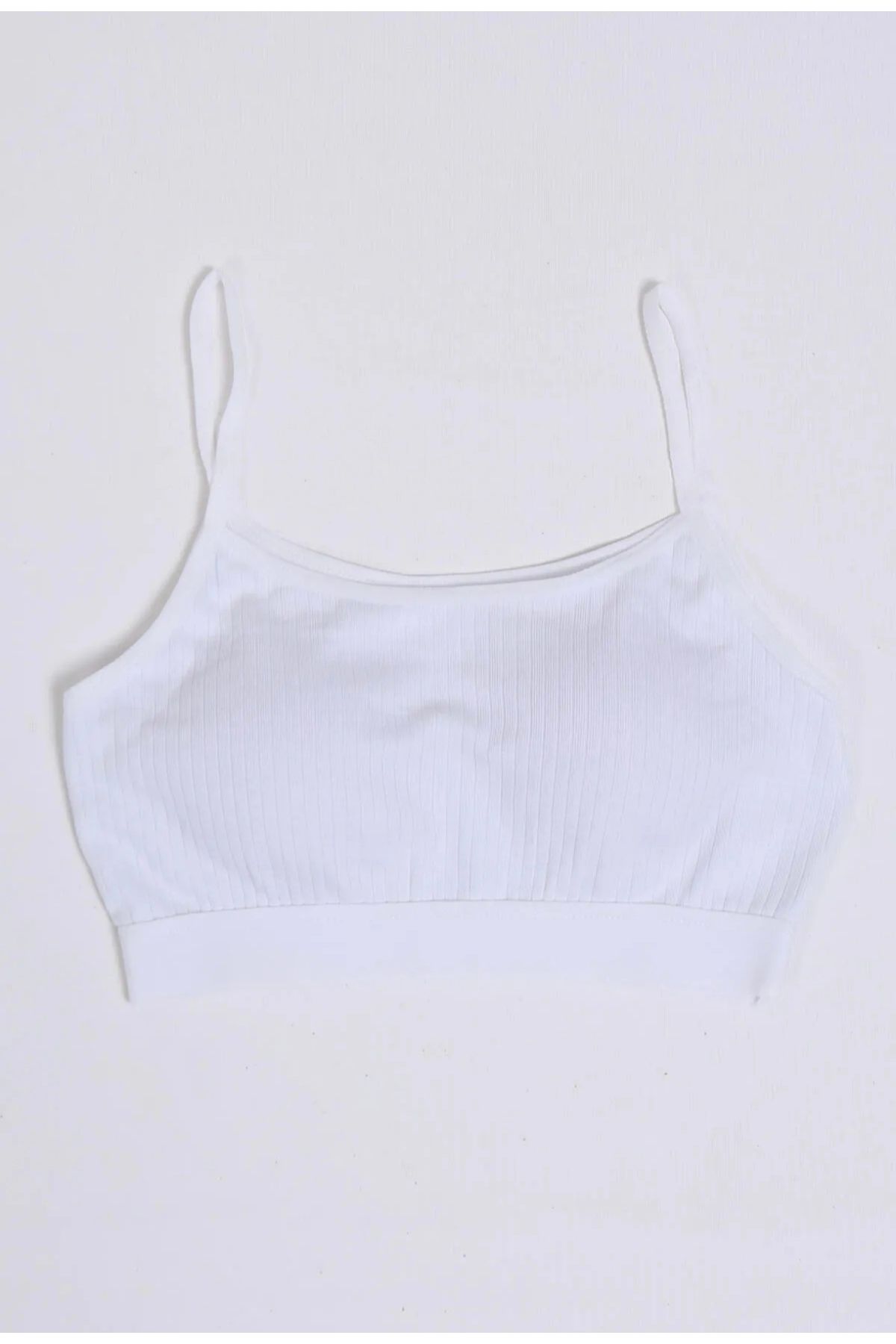 elmas kids-100% Cotton Children's White Padded 2 Bustier 2