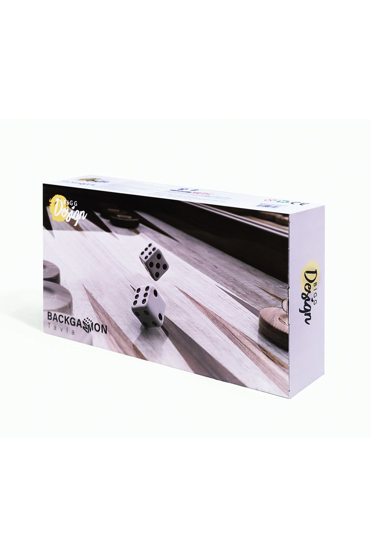 Biggdesign-Nature Backgammon |   Anti-Scratch Floor, Magnetic Mdf Case, 2 Layers of Varnish Polished 8