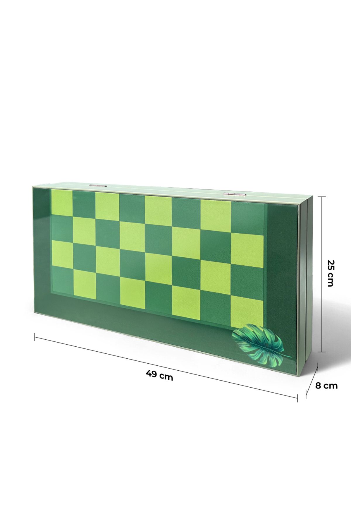 Biggdesign-Nature Backgammon |   Anti-Scratch Floor, Magnetic Mdf Case, 2 Layers of Varnish Polished 2
