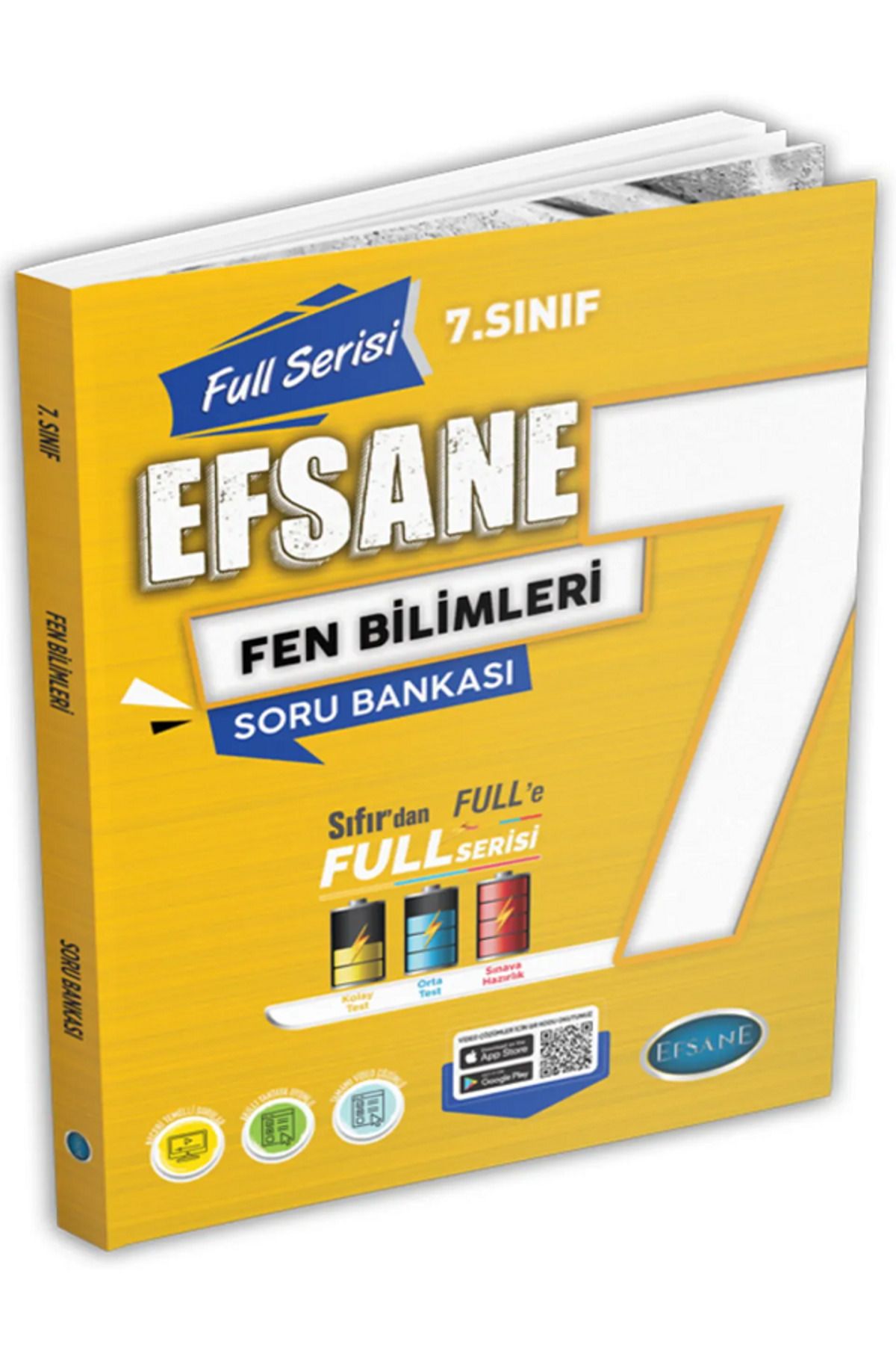 Evrensel İletişim Yayınları 7.Sınıf Efsane FULL Serisi Fen Bilimleri Soru Bankası / Sıfır'dan Full'e / Video Çözümlü