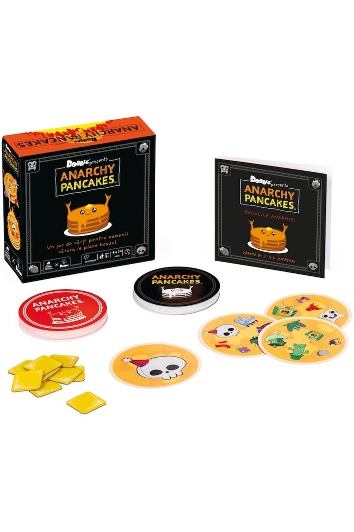 Asmodee-Dobble Game - Anarchy Pancakes, Romanian language 5