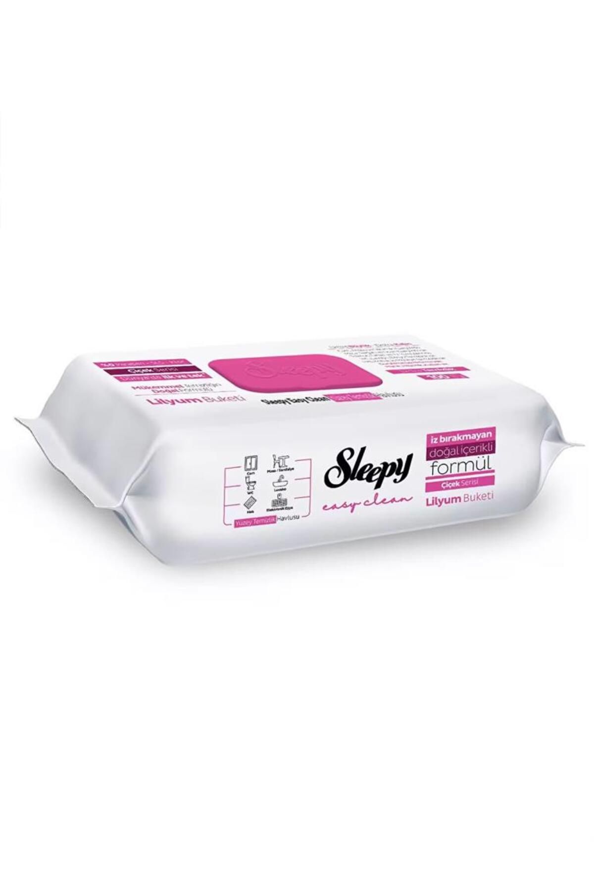NW NessiWorld Nessiworld Sleepy Yüzey Temizlik Havlusu 100 Adet Lilyum Pembe
