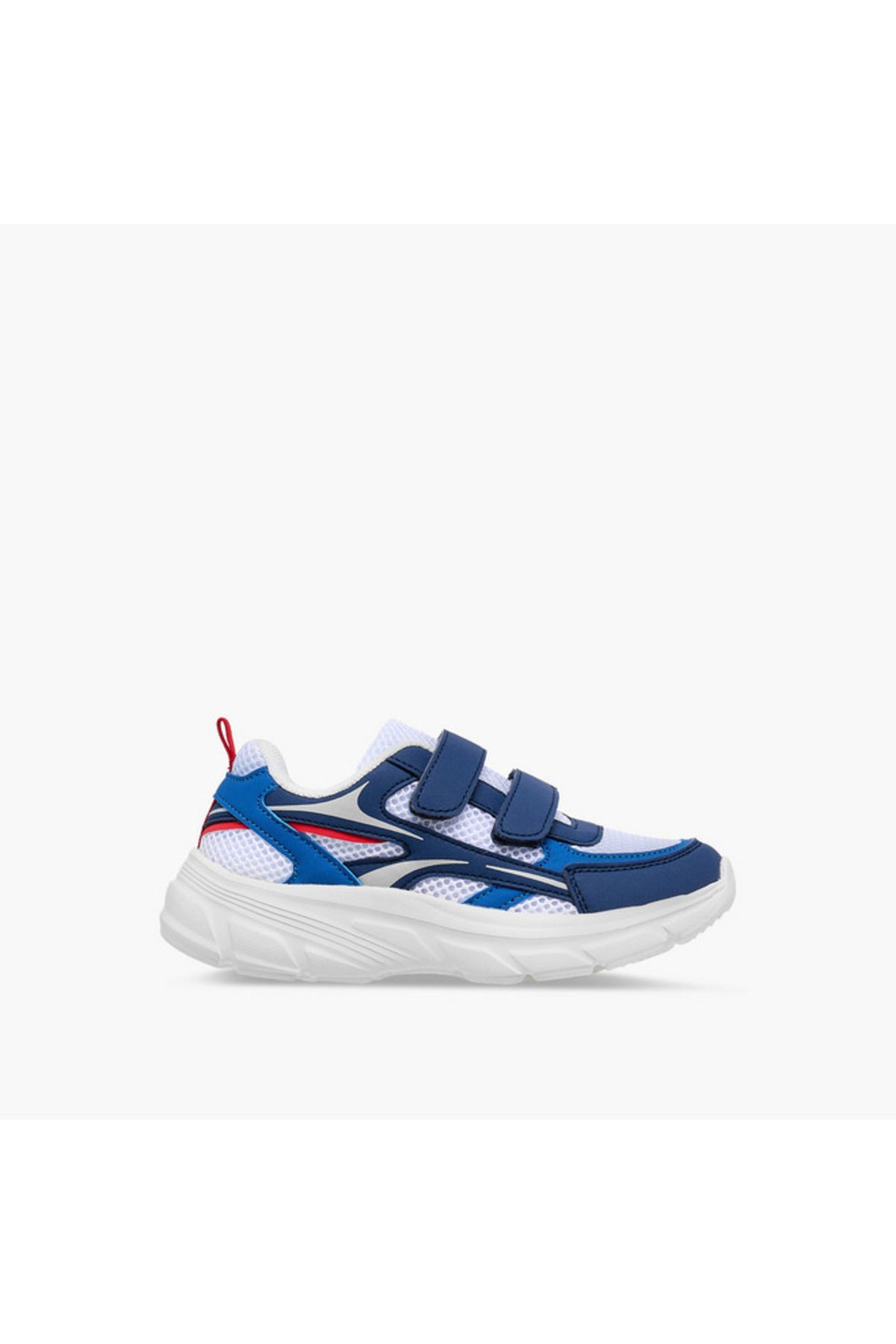 LBL by Shoexpress-Panelled Sneakers with Hook and Loop Closure 3