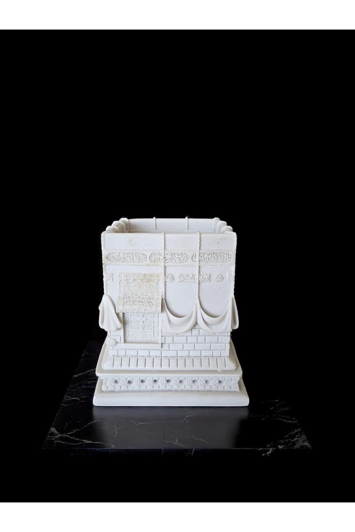 Hanlar Home Kabe Temalı Dekor | İslami Hediyelik Biblo (11x11x11)