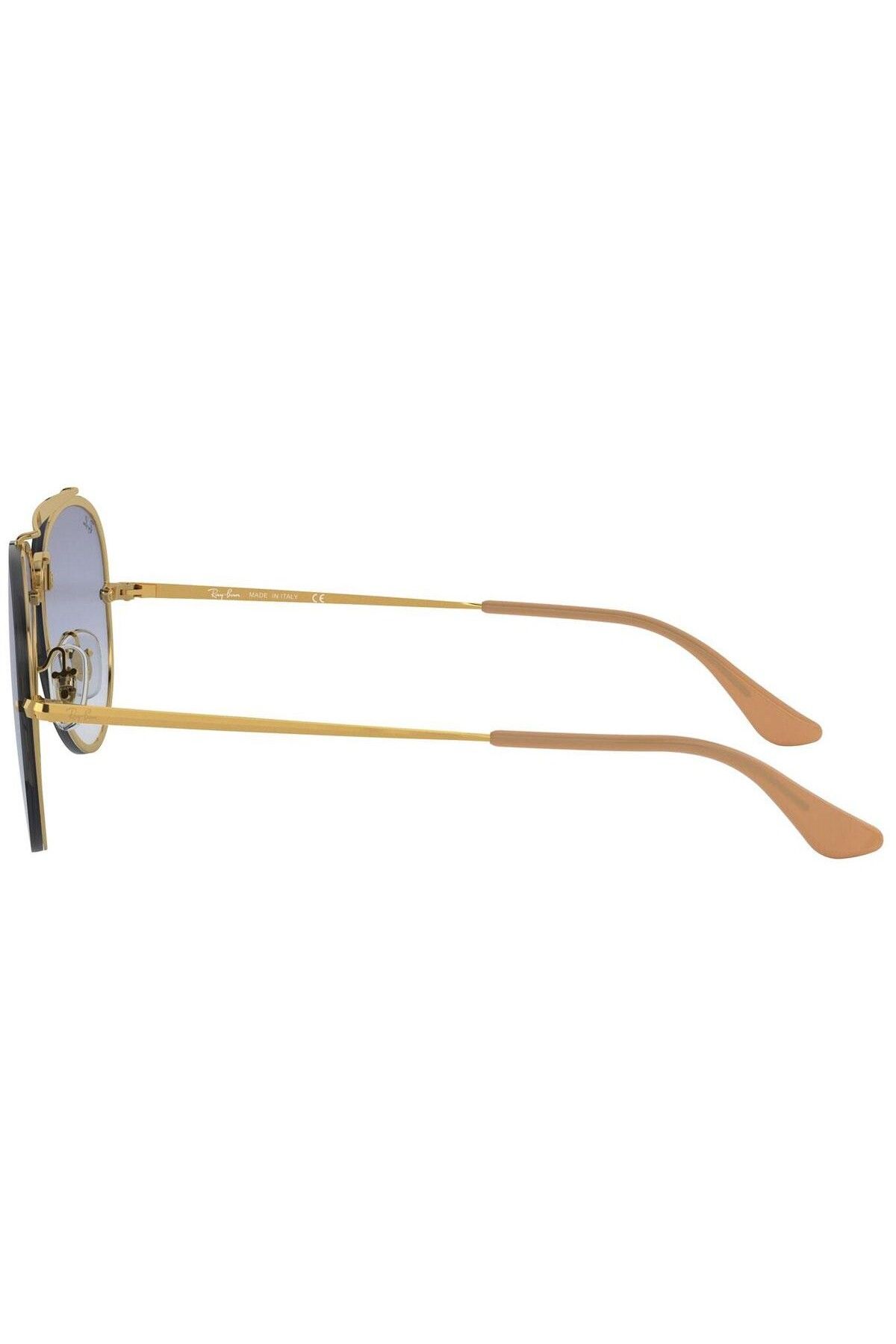 Ray-Ban-Ray‑Ban Blaze Aviator RB3584N 001/19 – Unisex, Rama aurie & Lentile gradient albastru, Mărime 61 4