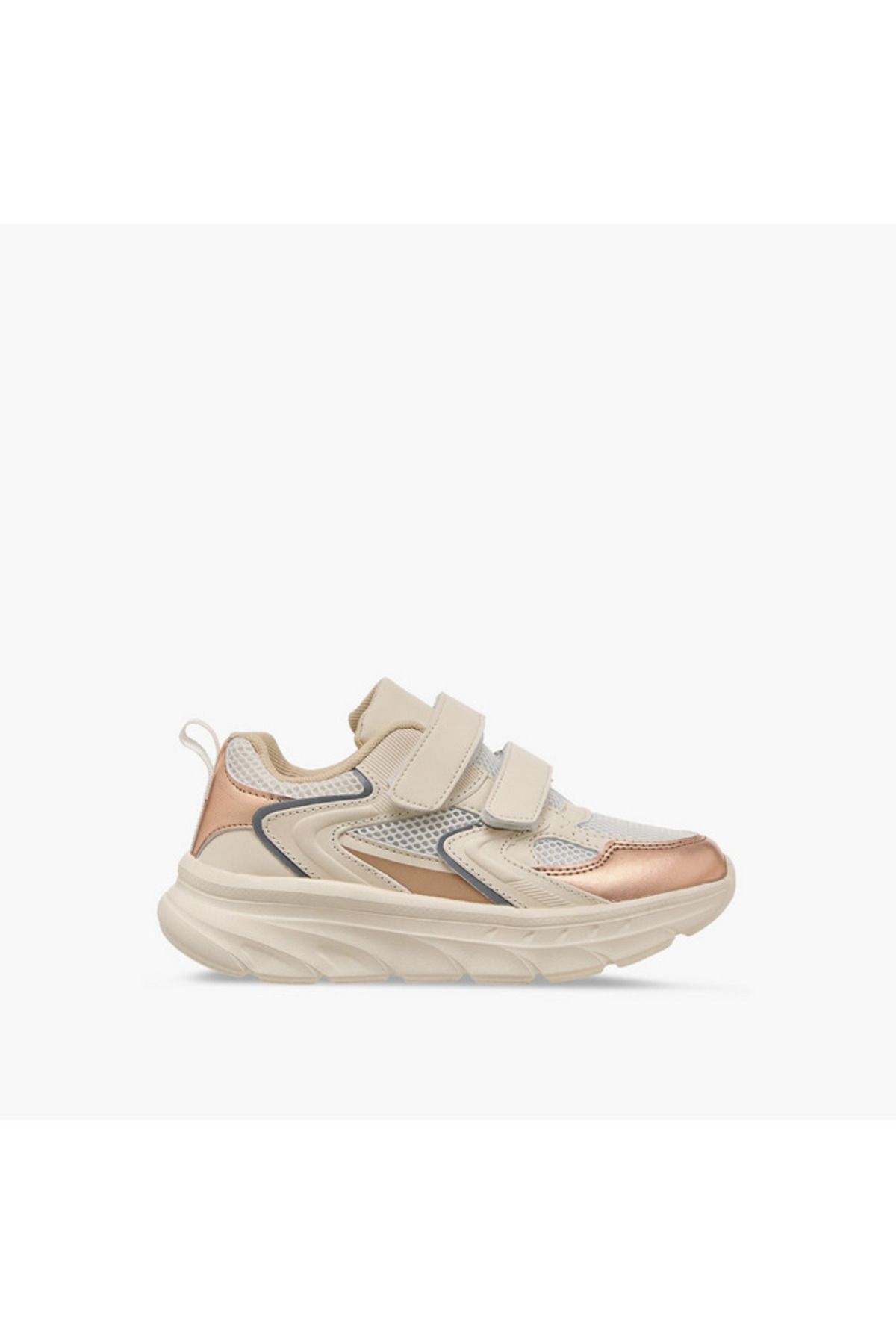 Flora Bella by Shoexpress-Flora Bella Panelled Sneakers with Hook and Loop Closure 3