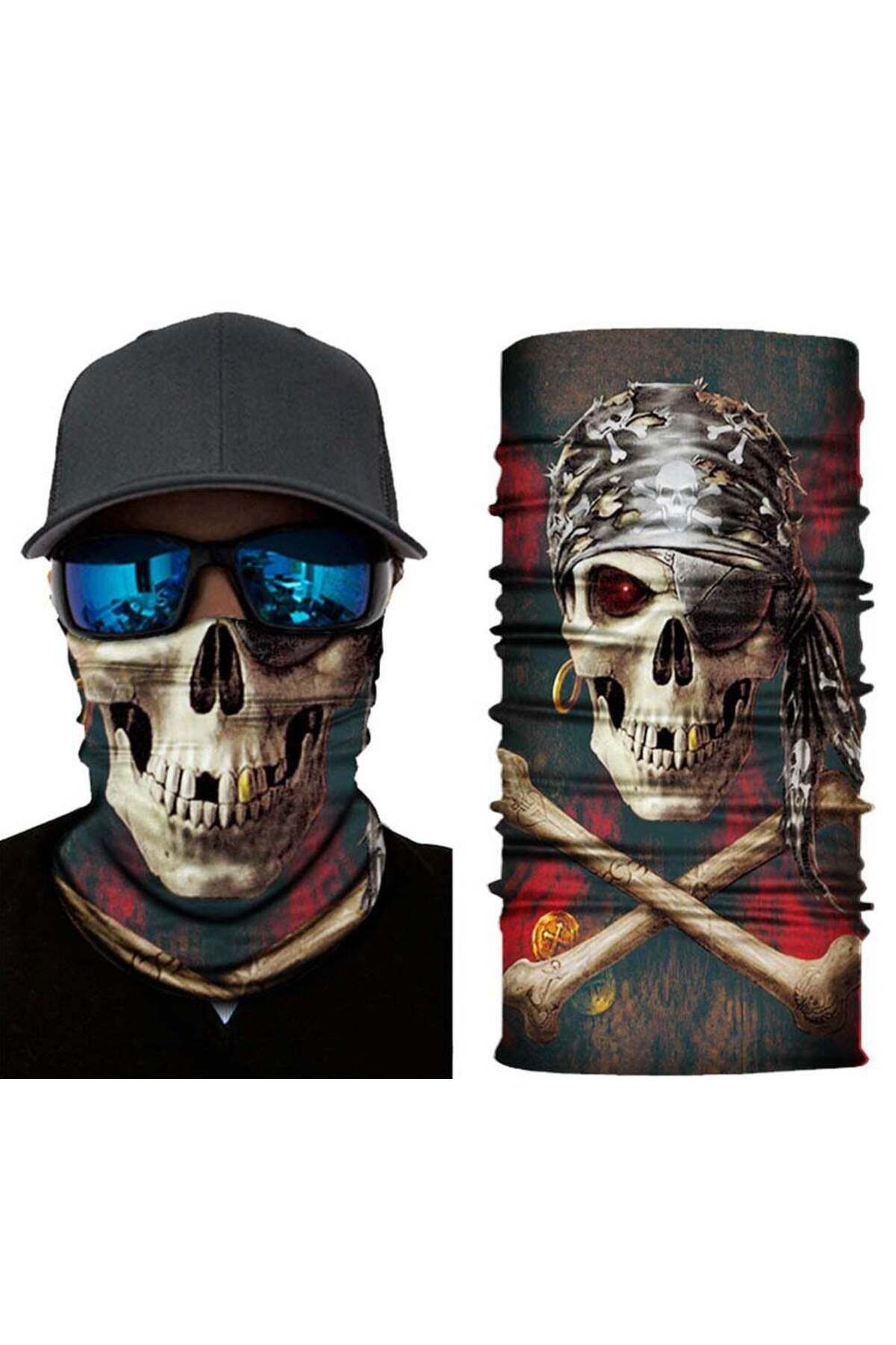 Emperium Motorcu Boyunluk Baf Buff Bandana 25x48 cm Model 2