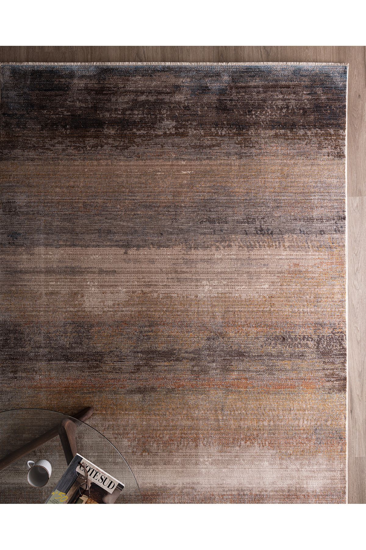 Madame Coco Gilbert Halı - Bej/Gri - 155x225 cm