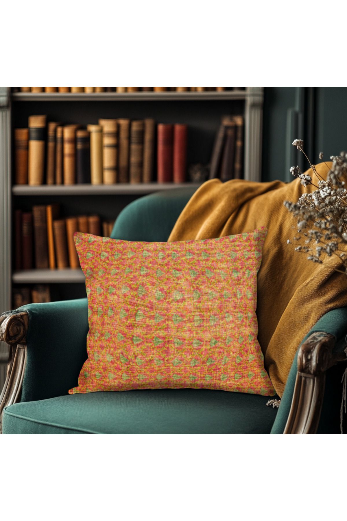 TURKISHRUG KINGDOM Kilim Motifli Kırlent – Yumuşak Dokulu