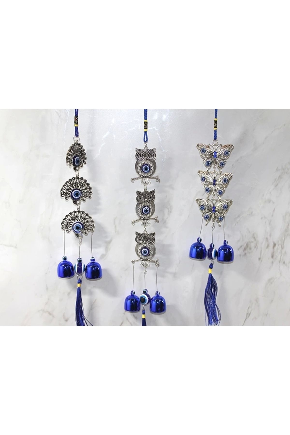 No8 Home Metal Nazar Boncuğu Çan Alk3502