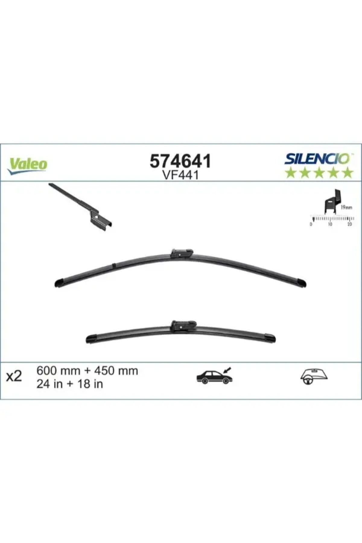 VALEO SILECEK SUPURGESI FLAT BLADE (x2) BRAVO 03 / 07