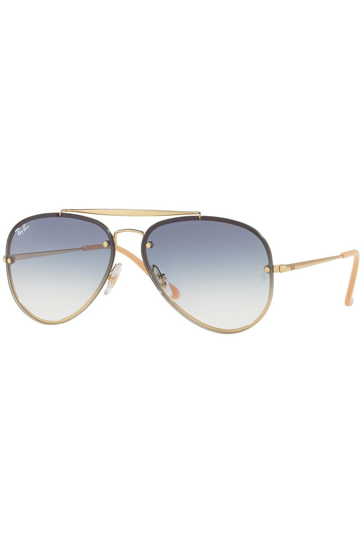 Ray-Ban Ray‐ban Blaze Aviator Rb3584n 001/19 – Unisex, Rama Aurie & Lentile Gradient Albastru, Mărime 61 Unisex - One Size