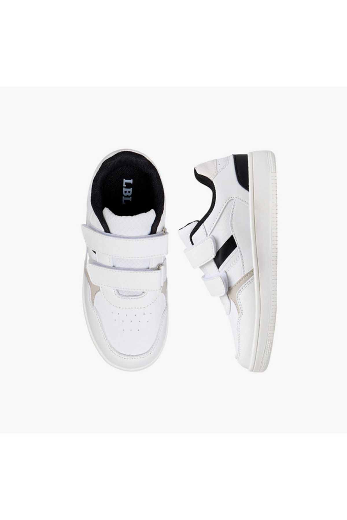 LBL by Shoexpress-LBL by Shoexpress Panelled Sneakers with Hook and Loop Closure 1