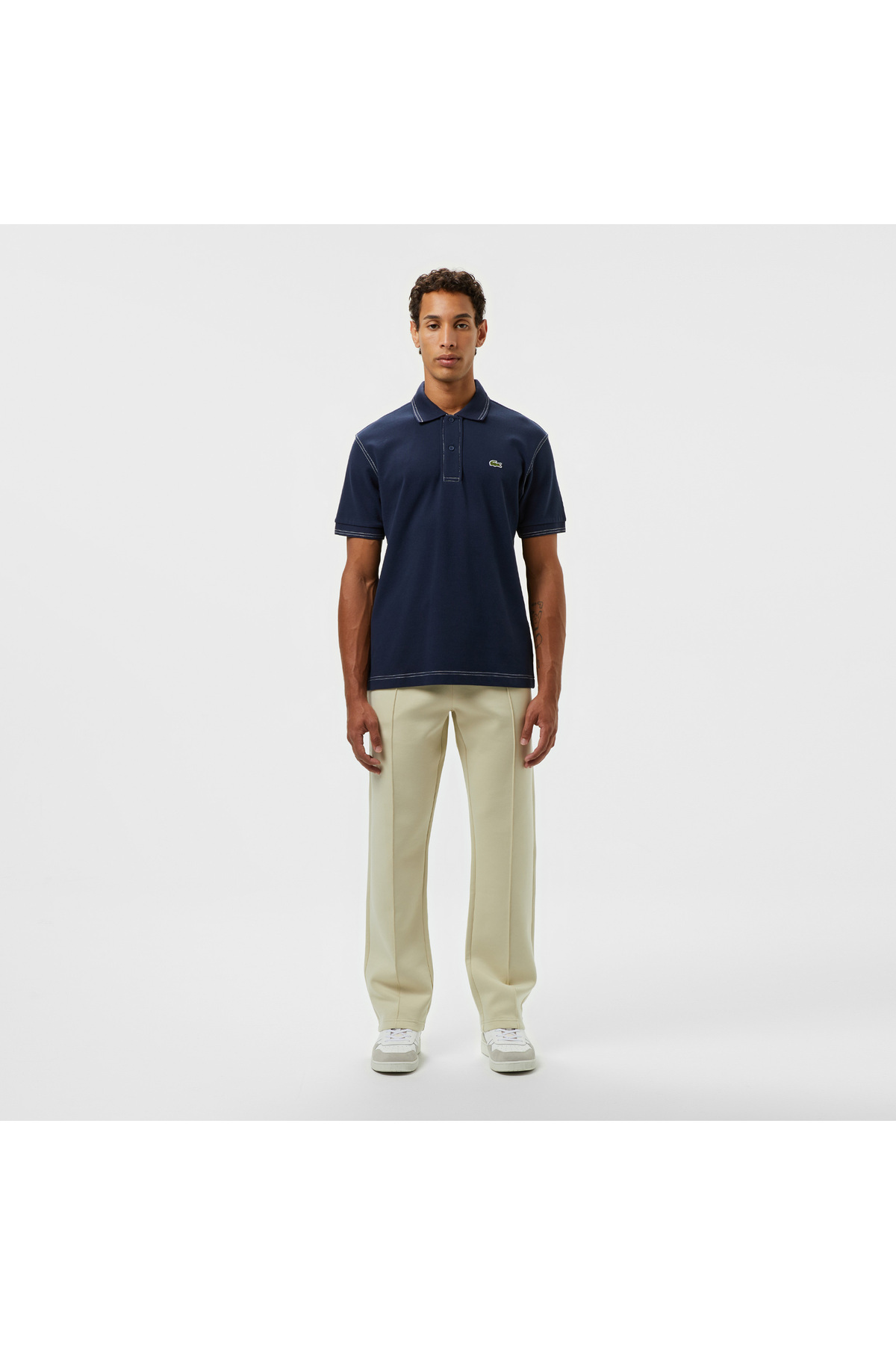 Erkek Relaxed Fit Bej Eşofman Altı