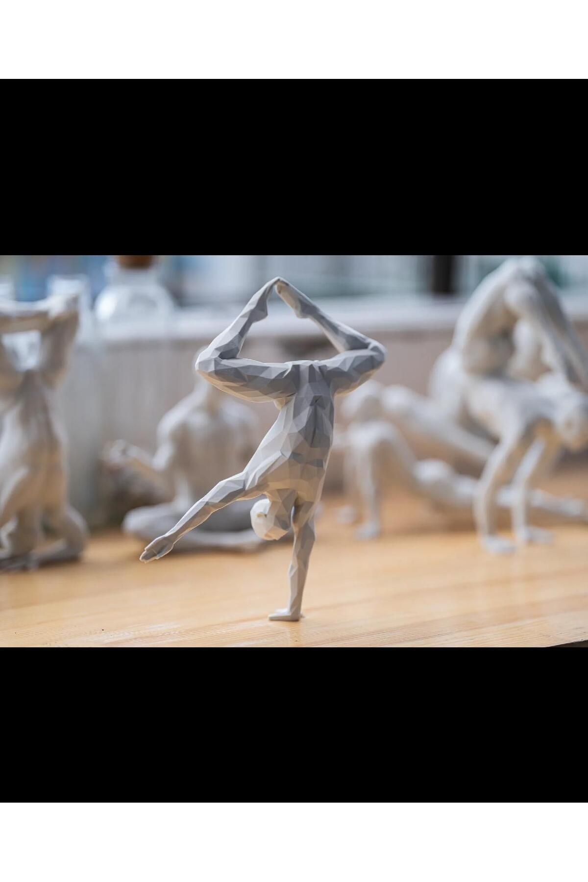 KARAHASANOĞLU MAKİNE Yoga Meditasyon İskandinav Biblo Dekorasyon