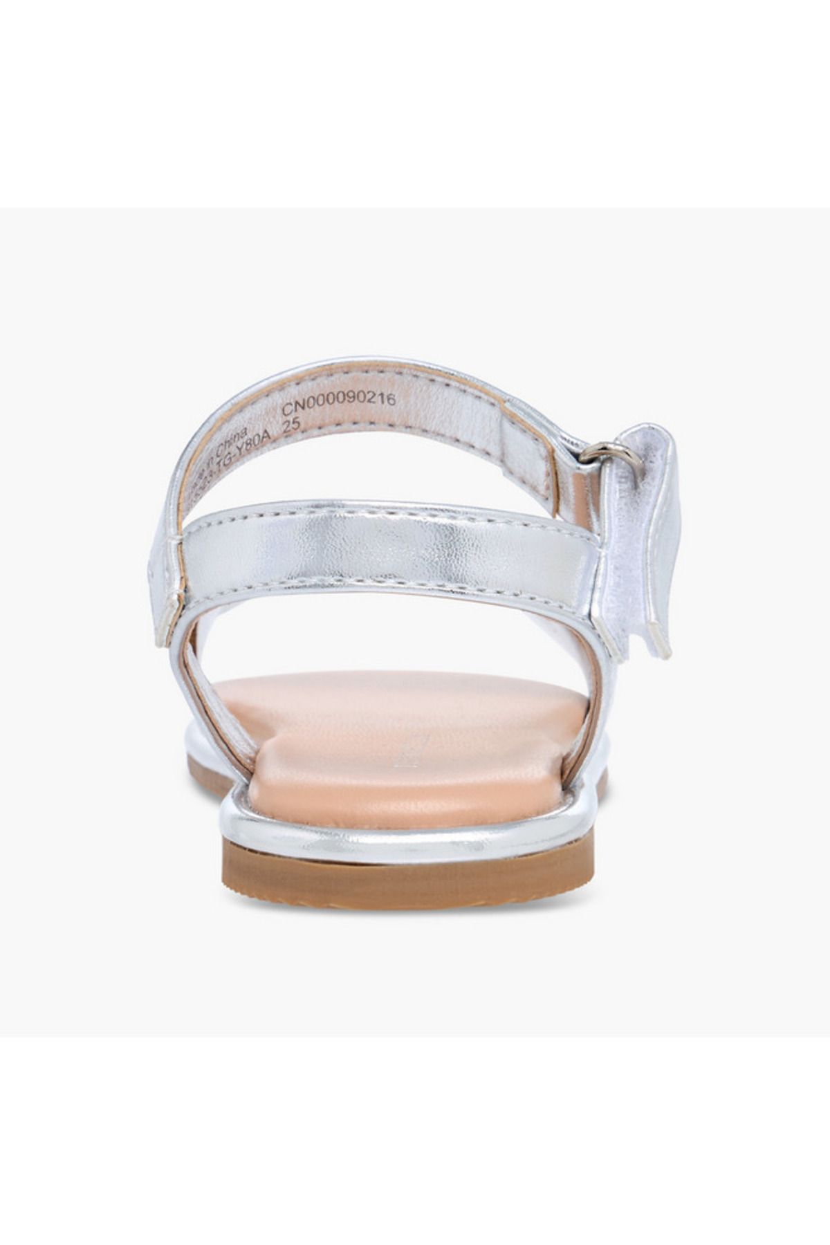 Flora Bella by Shoexpress-Flora Bella Strap Detail Sandals with Hook and Loop Closure 4
