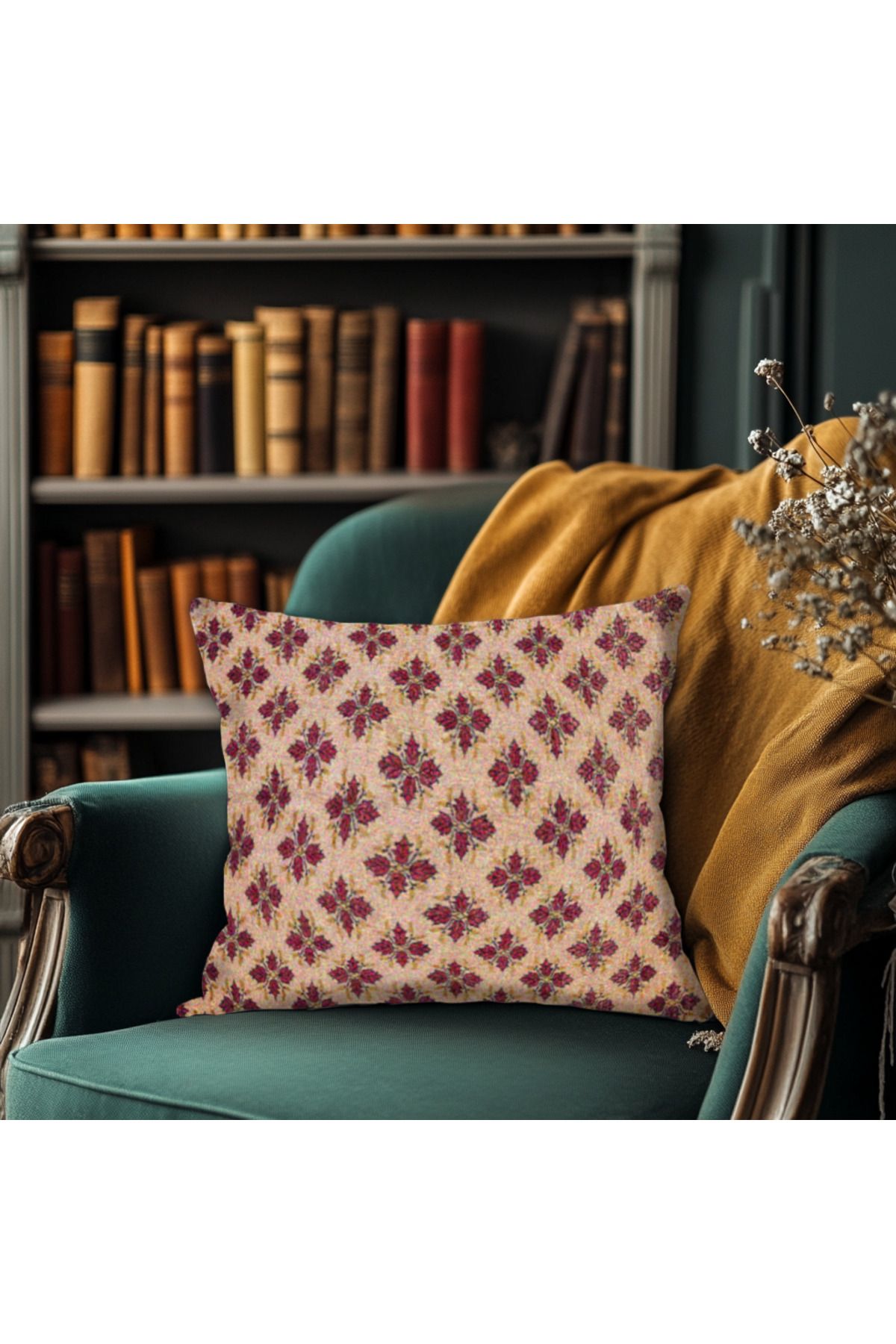 TURKISHRUG KINGDOM Kilim Motifli Kırlent – Yumuşak Dokulu