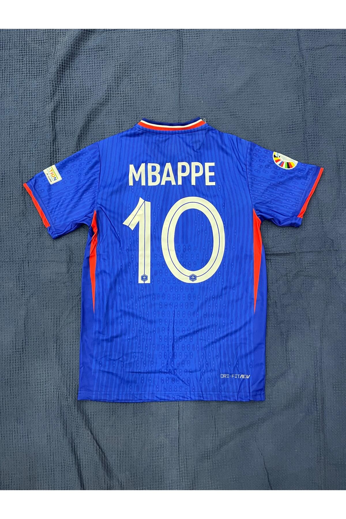 JANJON STAR Kylian Mbappe 2024/2025 Sezonu Fransa İç Saha Mavi Renk Kısa Kol Forma