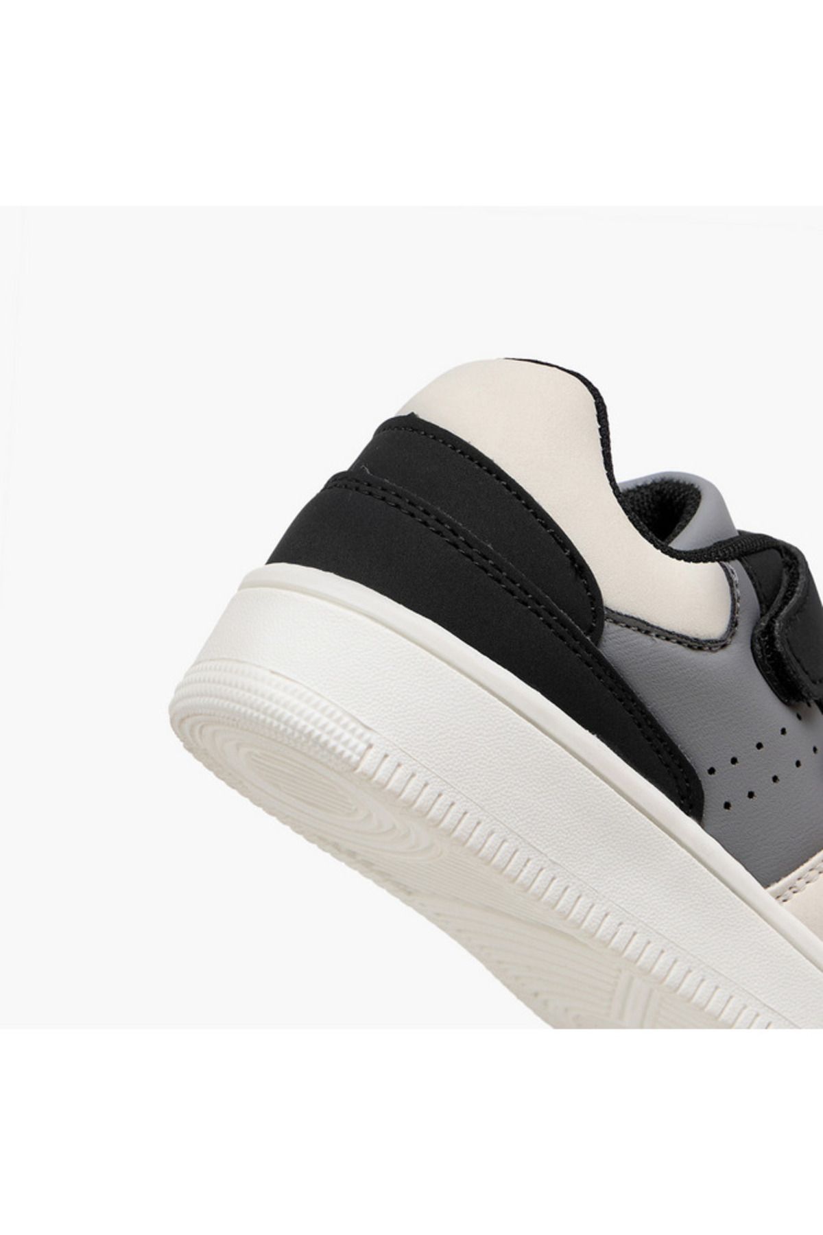 LBL by Shoexpress-Panelled Sneakers with Hook and Loop Closure 5