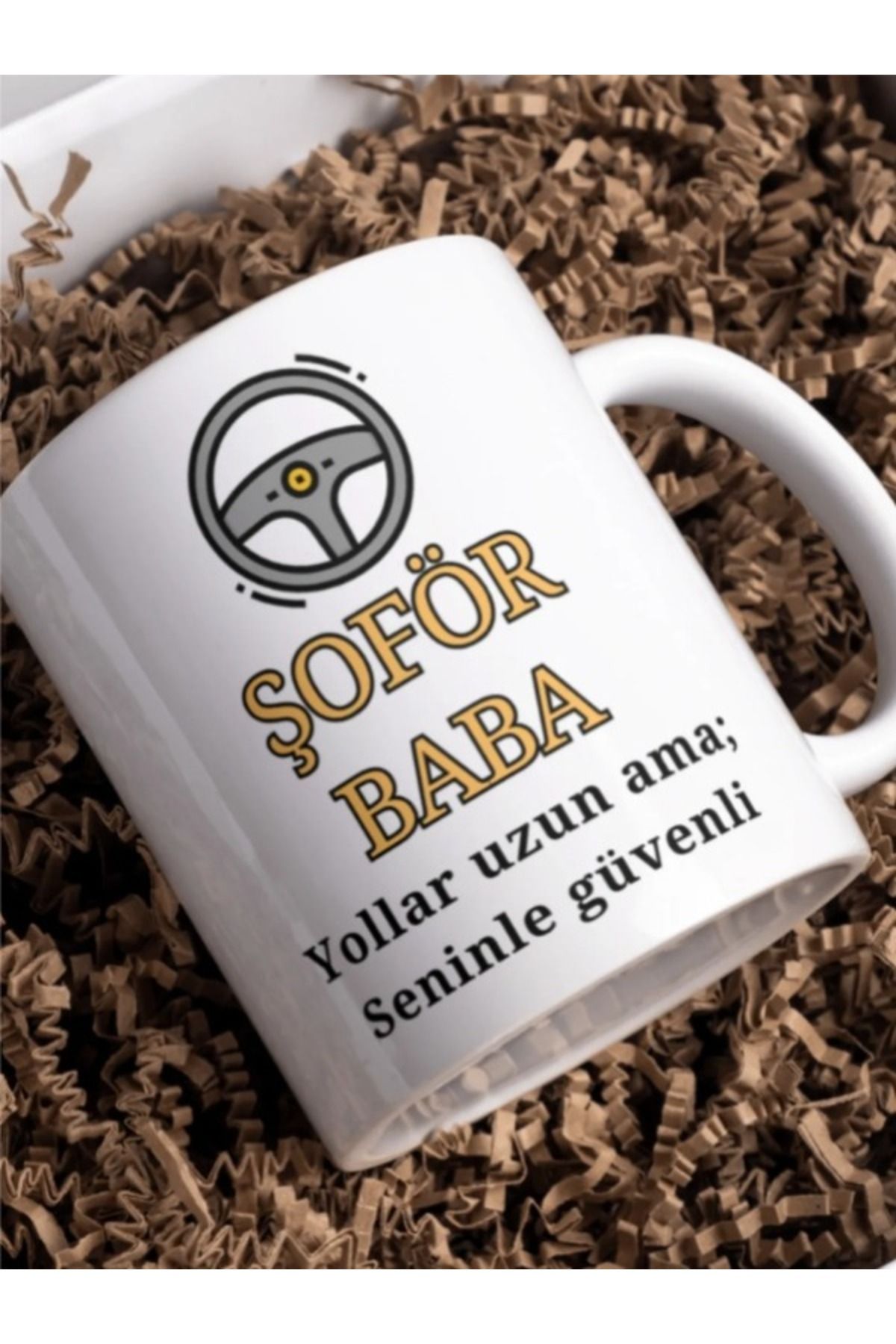 Layer Home Baba Yazılı Kupa Bardak – Babaya Hediye – Özel Tasarım Seramik Kupa