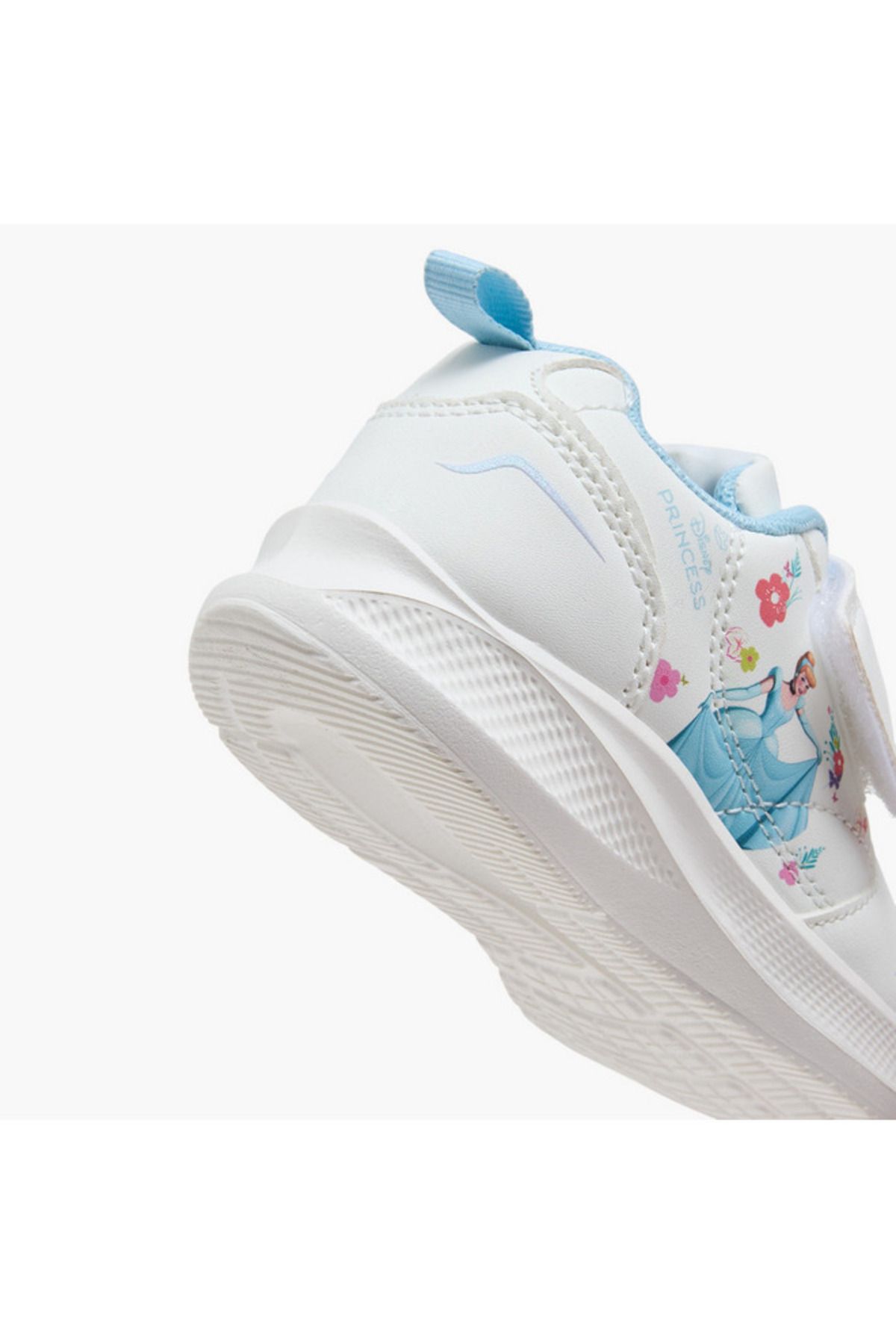 Disney-Disney Cinderella Print Sneakers with Hook and Loop Closure 6