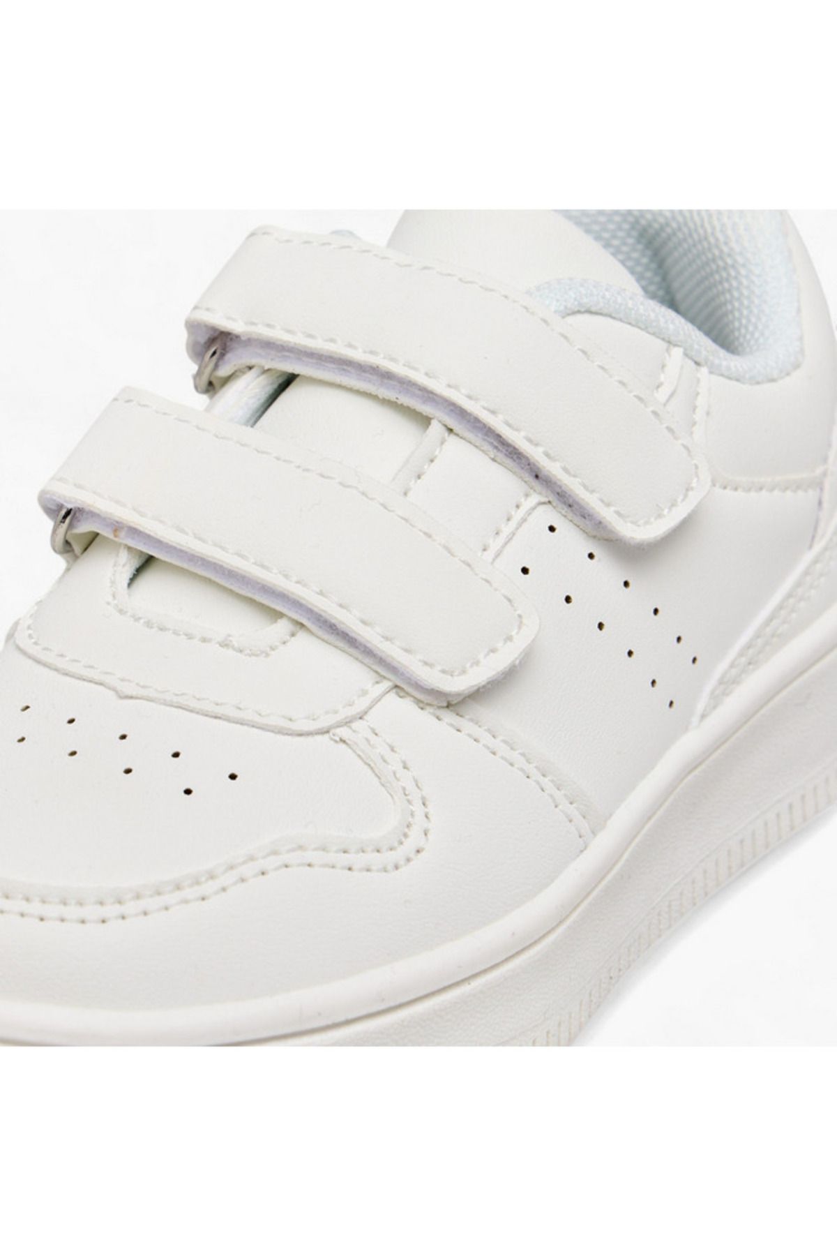 LBL by Shoexpress-Panelled Sneakers with Hook and Loop Closure 4