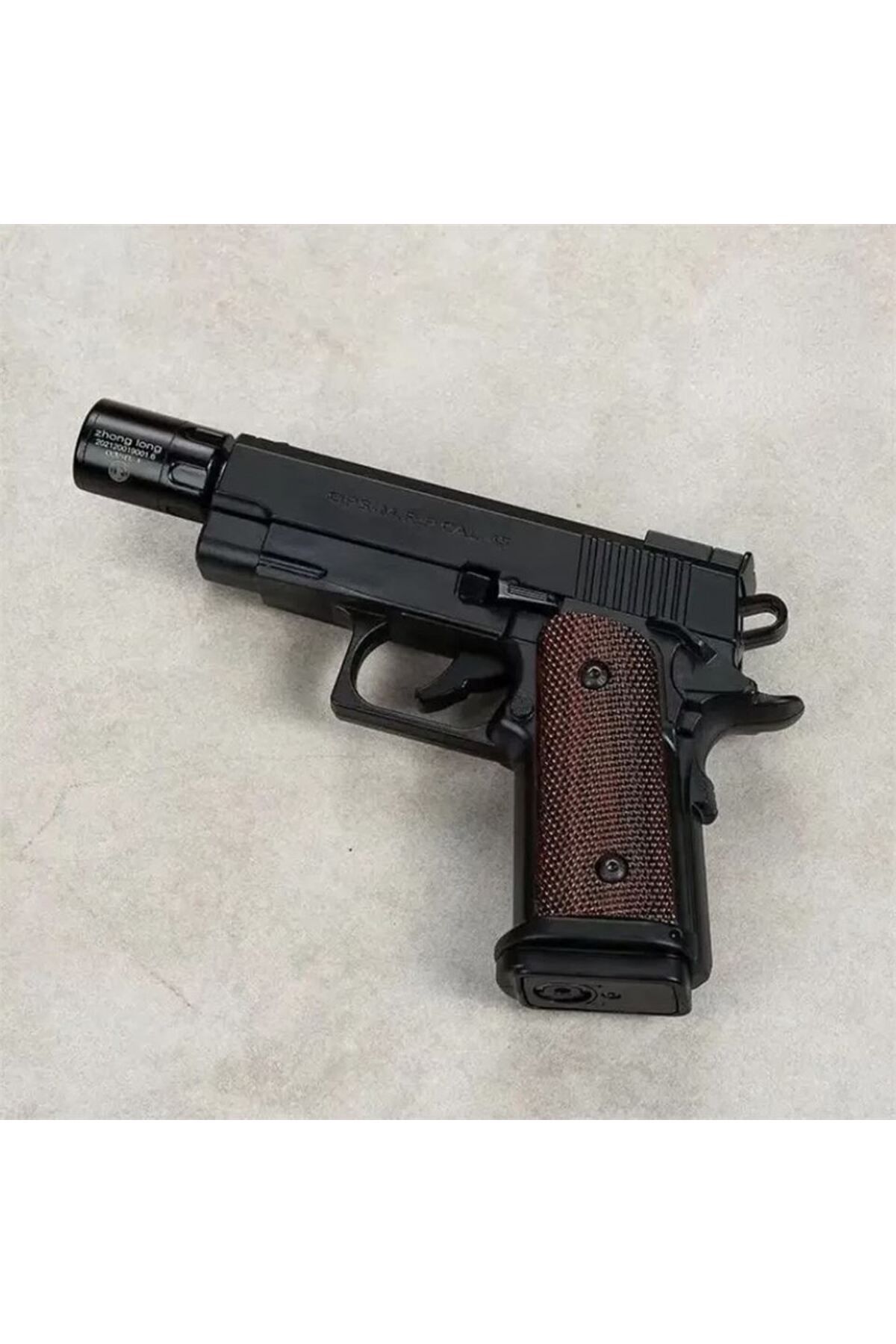 Cantayurdu Dan Wesson 10mm Minyatür Tabanca Metal Doldurulabilir Torch Çakmak Siyah