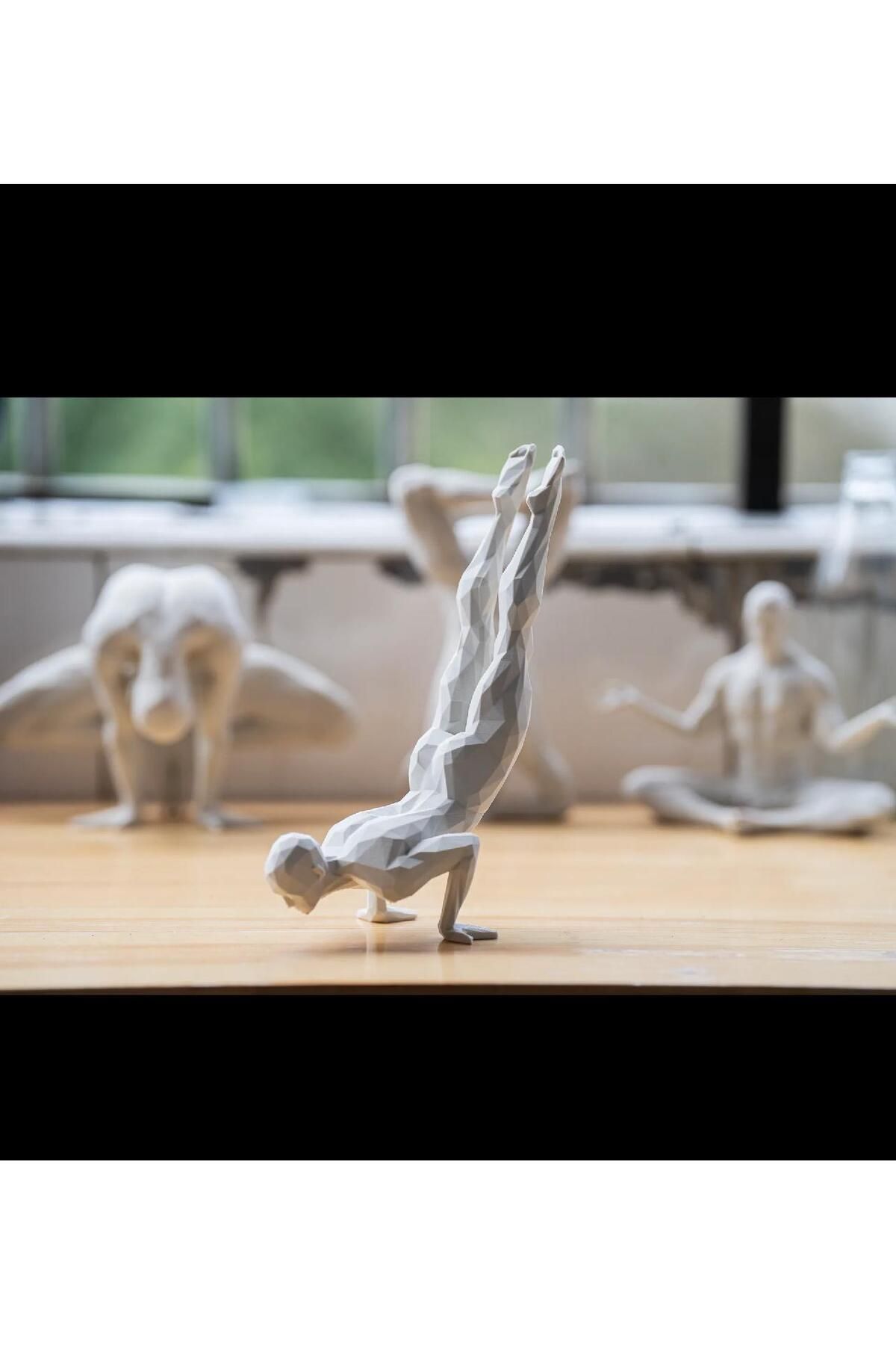 KARAHASANOĞLU MAKİNE Yoga Meditasyon İskandinav Biblo Dekorasyon