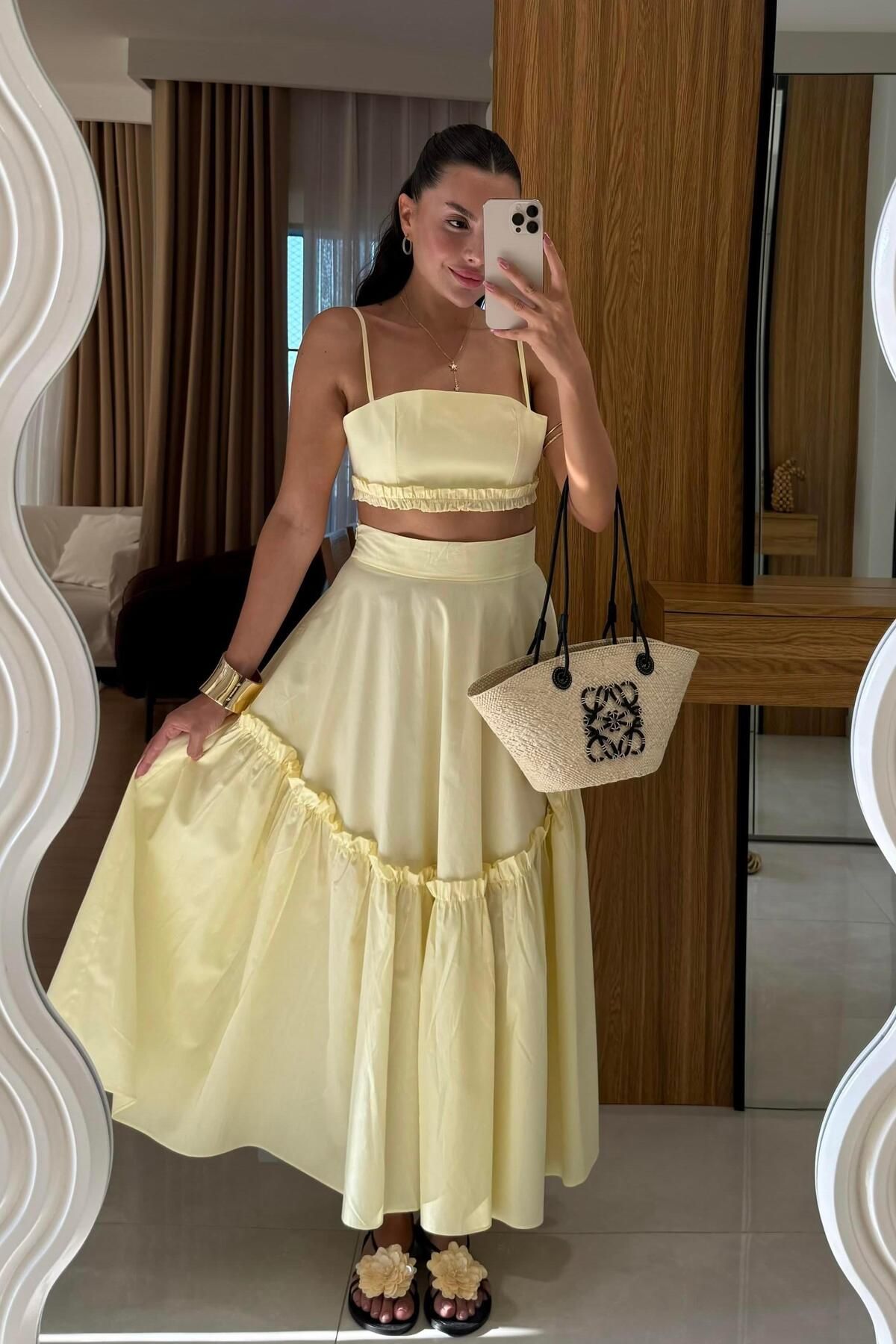 Gizem Ecemiş Bailey Sarı Çan Etkeli İkili Takım