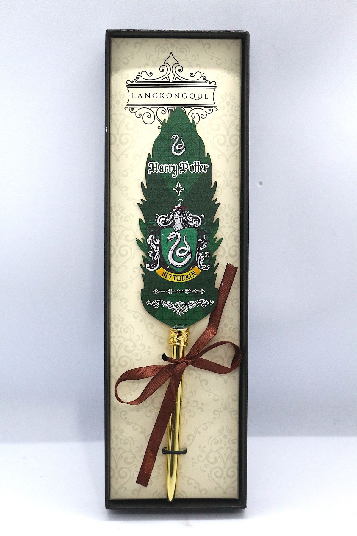 shop HARRY POTTER HEDİYELİK METAL KALEM SLYTHERIN KUTULU