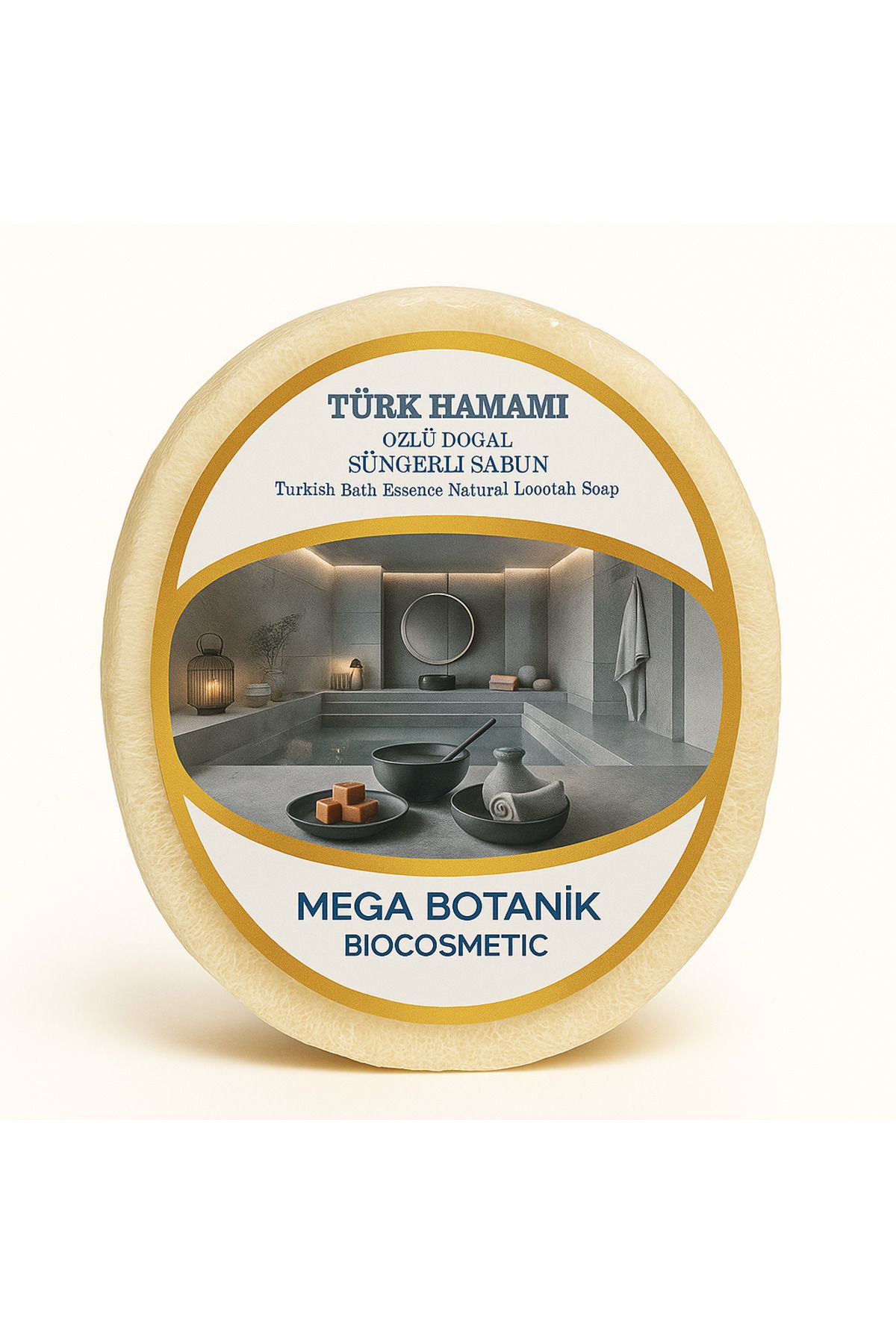 Fahra Natural Türk Hamamı Özlü Doğal Süngerli Sabun 135g