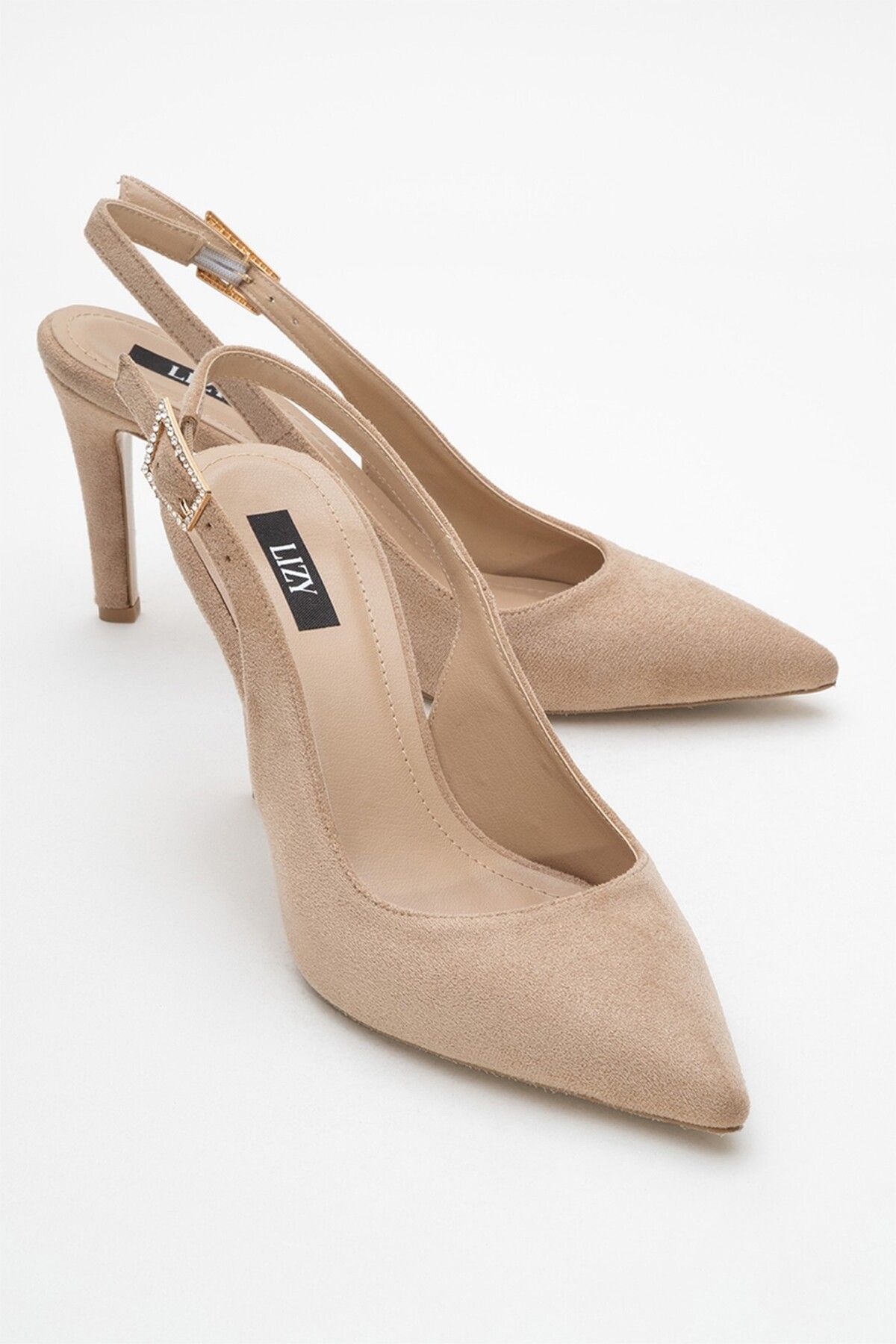 Lizy Shoes Süet Topuklu Ayakkabı