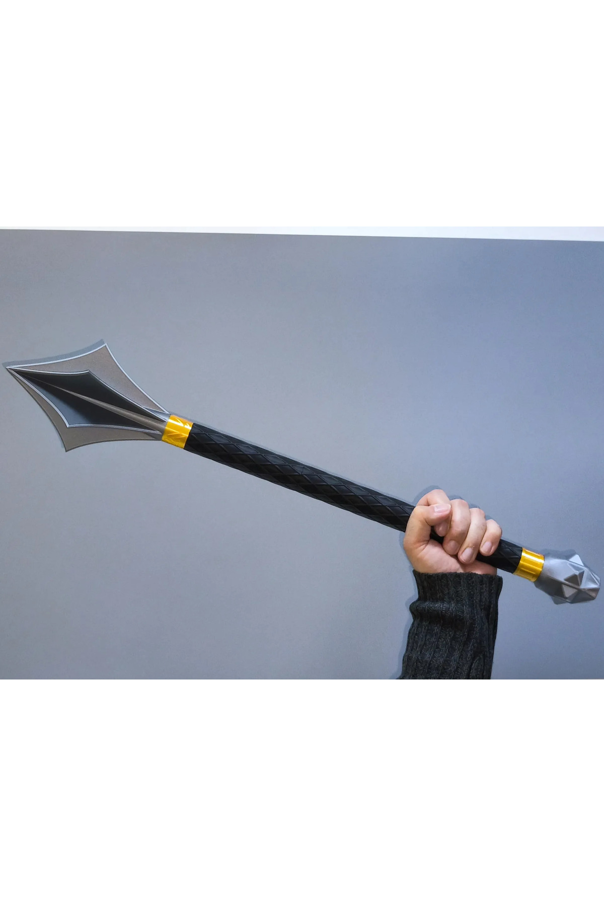 Buzdygan Figür Asa 65  cm – Askeri Otorite Sembolü 3D Baskı Dekoratif Biblo (İsim Yazılabilir)