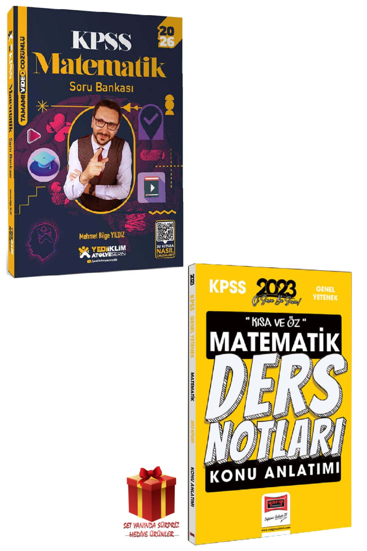 Yediiklim Yayınları 2026 Yediiklim KPSS Matematik Soru Bankası+Matematik Ders Notaları