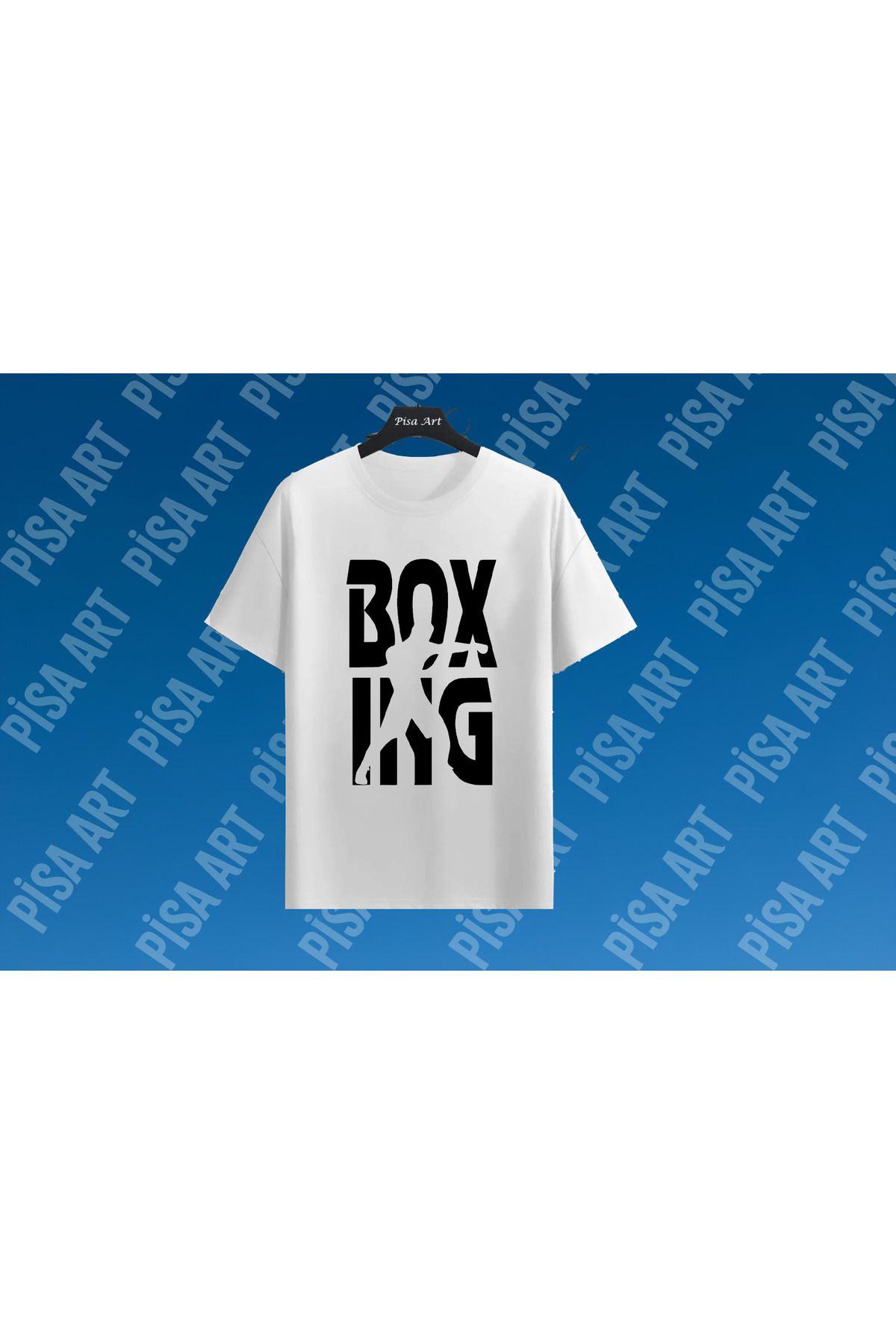 Pisa Art Boxing Boks Sporu Tasarımlı Unisex T-shirt
