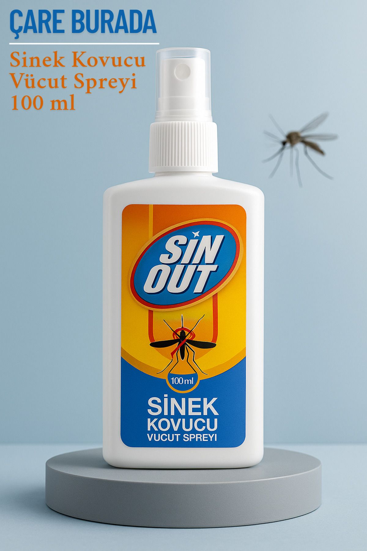 Çare Burada Sinout - Sinek Kovucu Vücut Spreyi 100 Ml